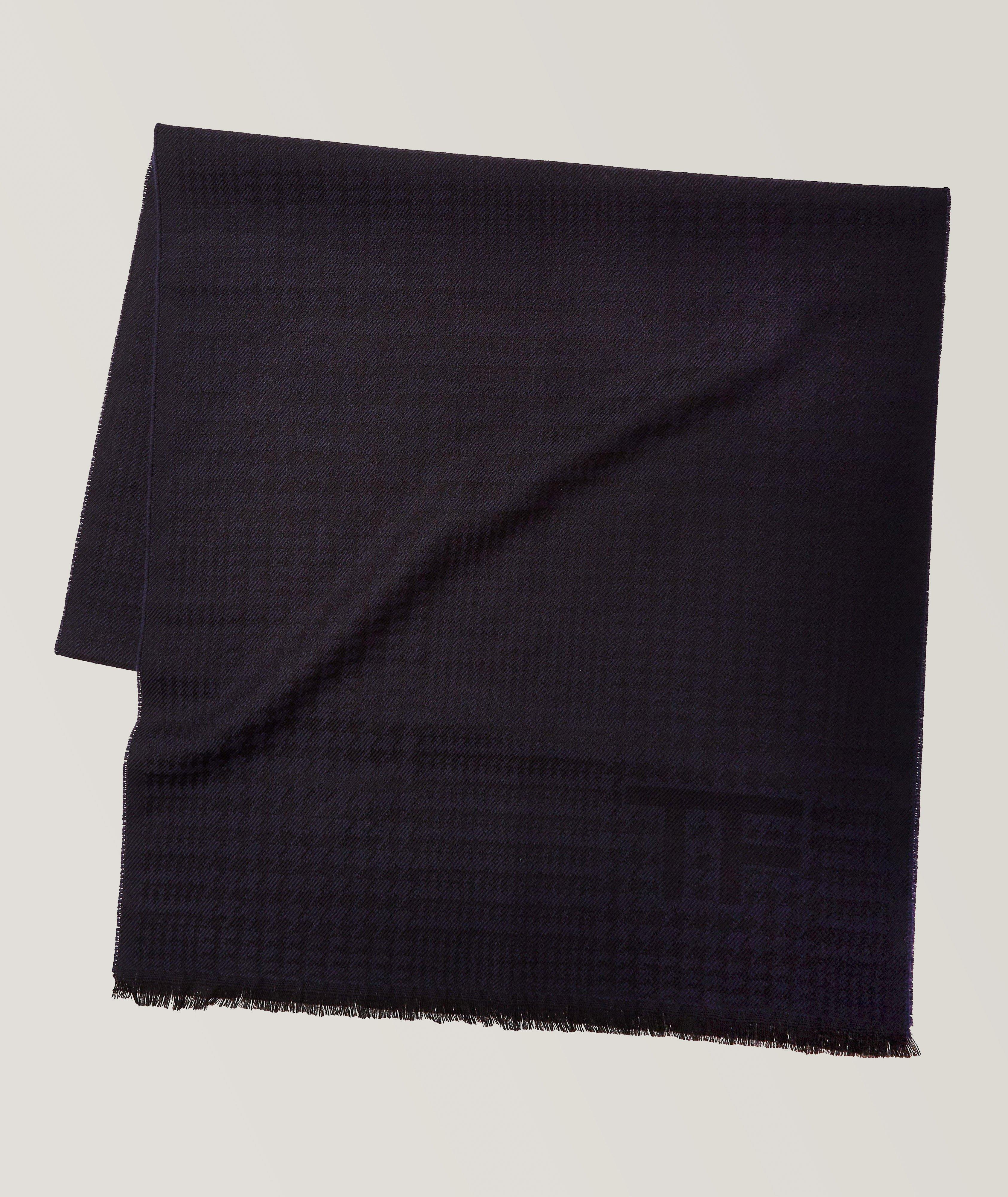 Prince Of Wales Check Wool Scarf image 0
