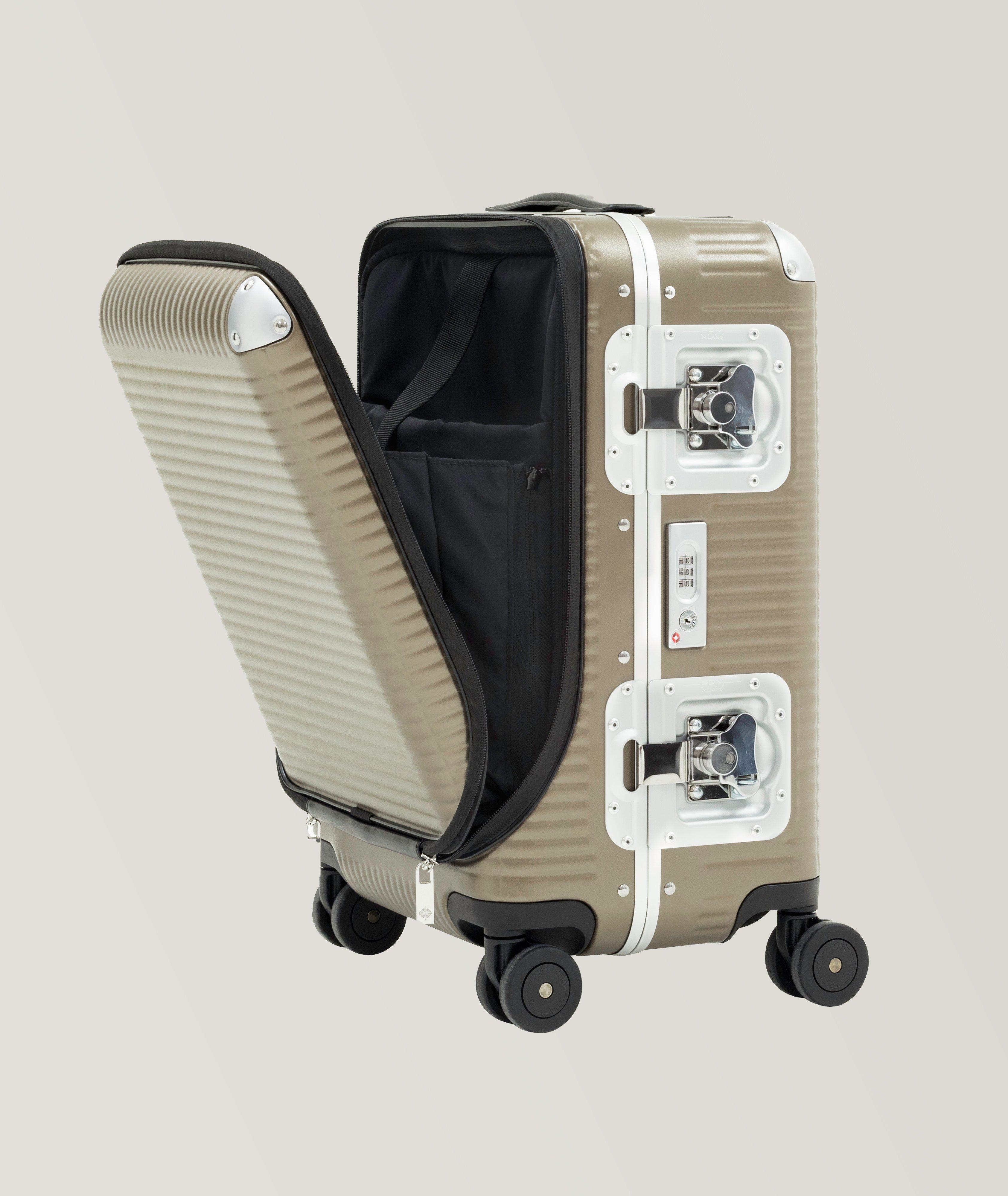 FPM Bank Light Spinner 53cm Front Pocket Polycarbonate Carry-on Luggage ...