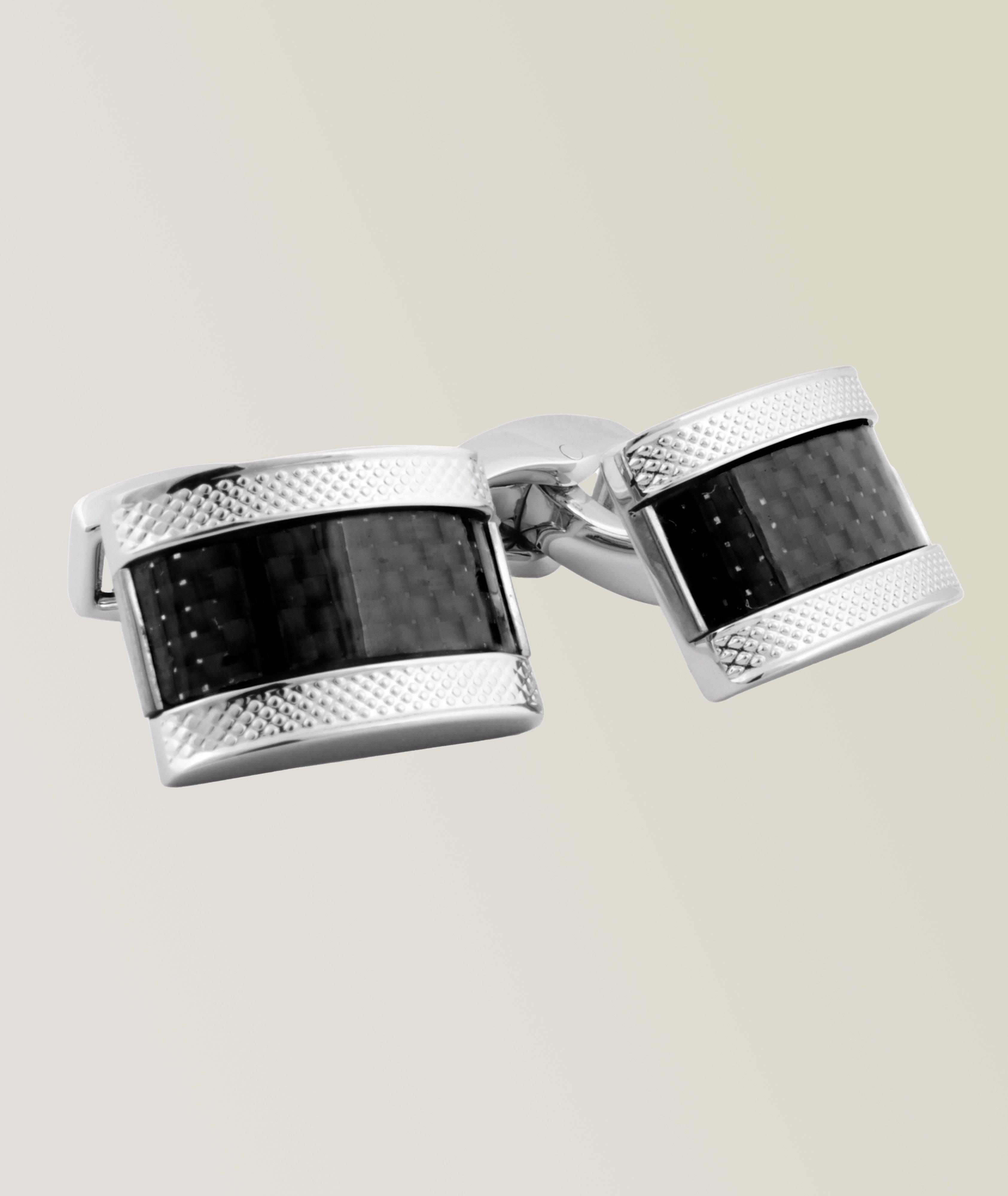 Retangular D-Shape Cufflinks image 0