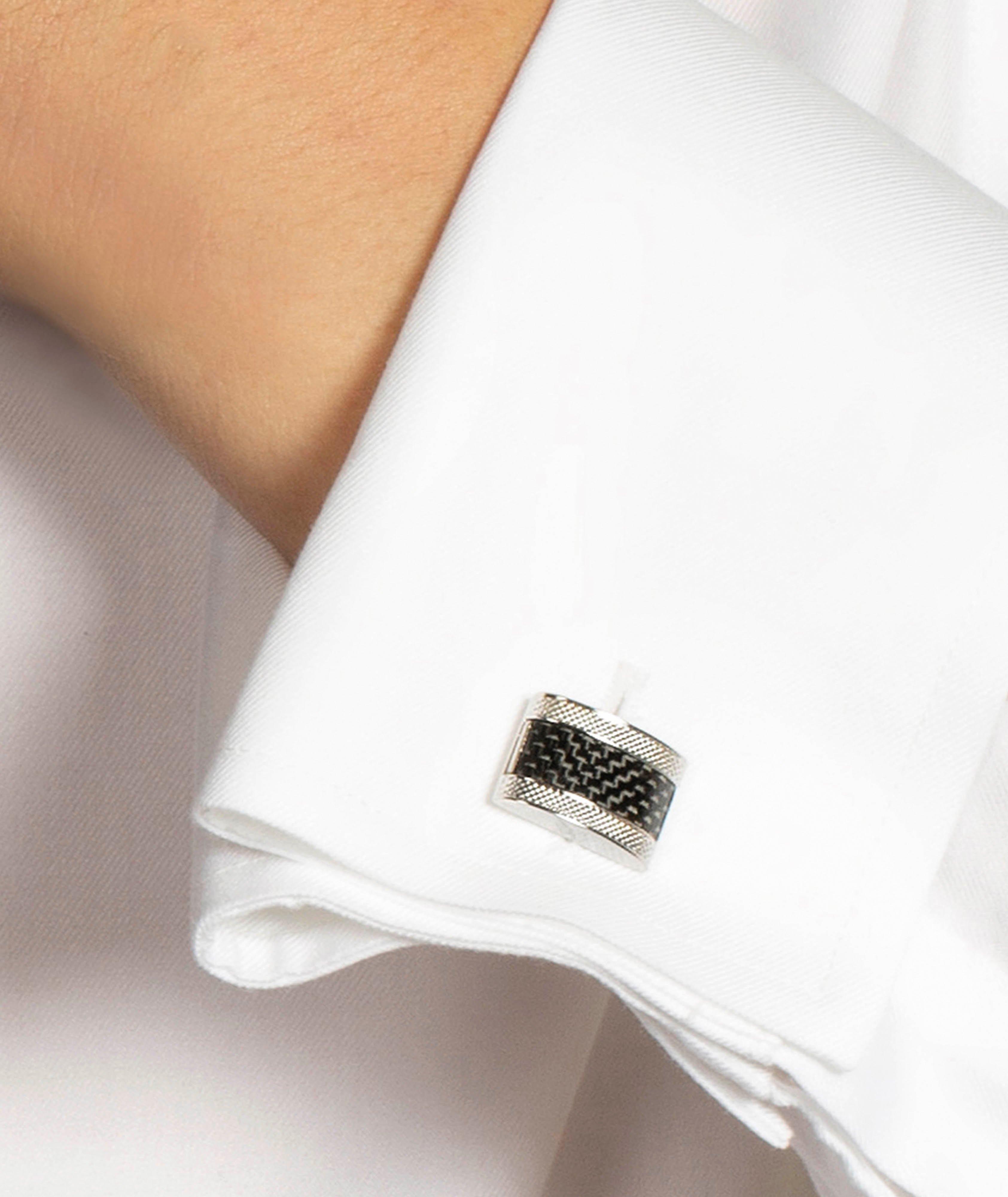 Retangular D-Shape Cufflinks image 4