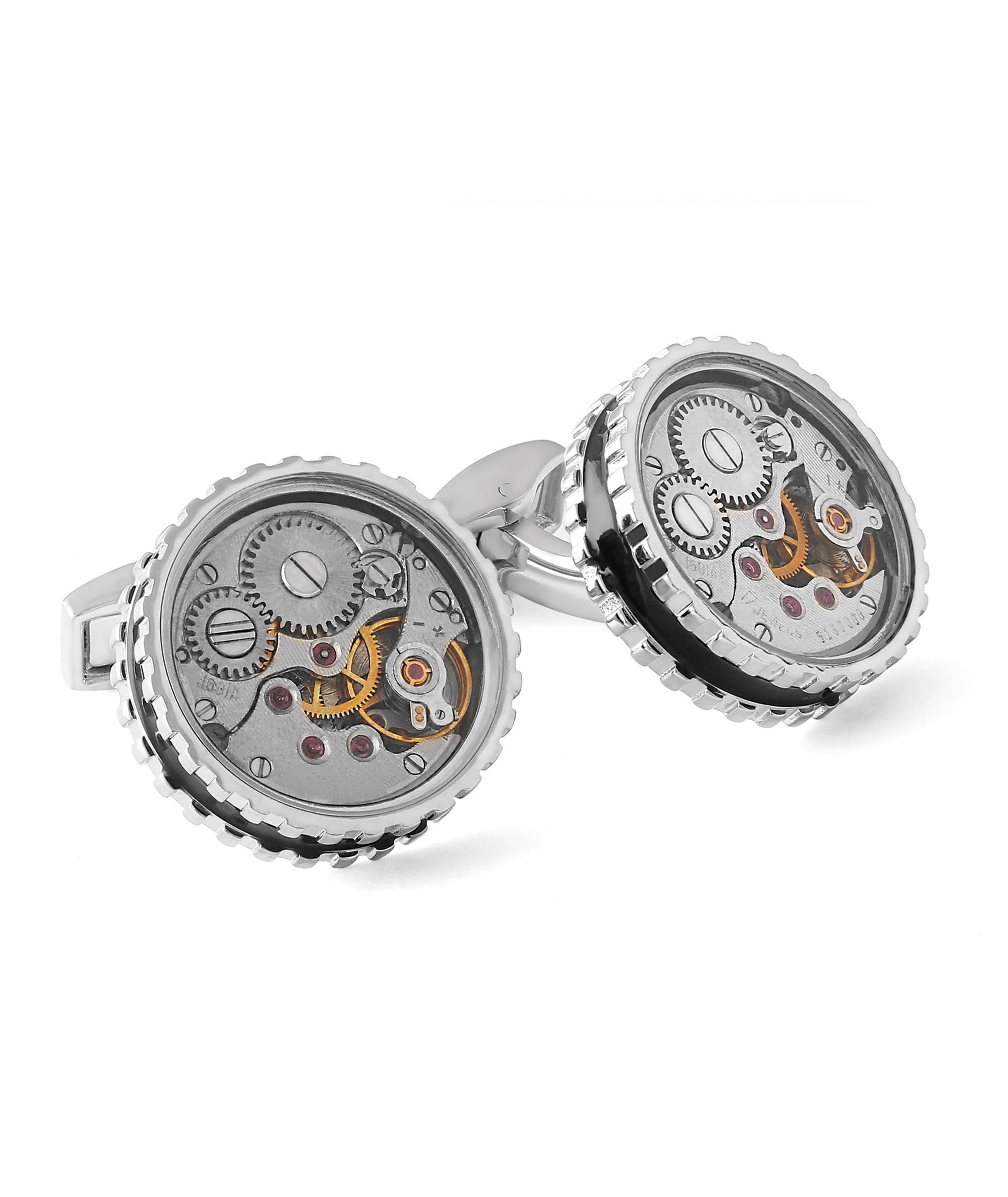 Rounded Gear Cufflinks  image 0