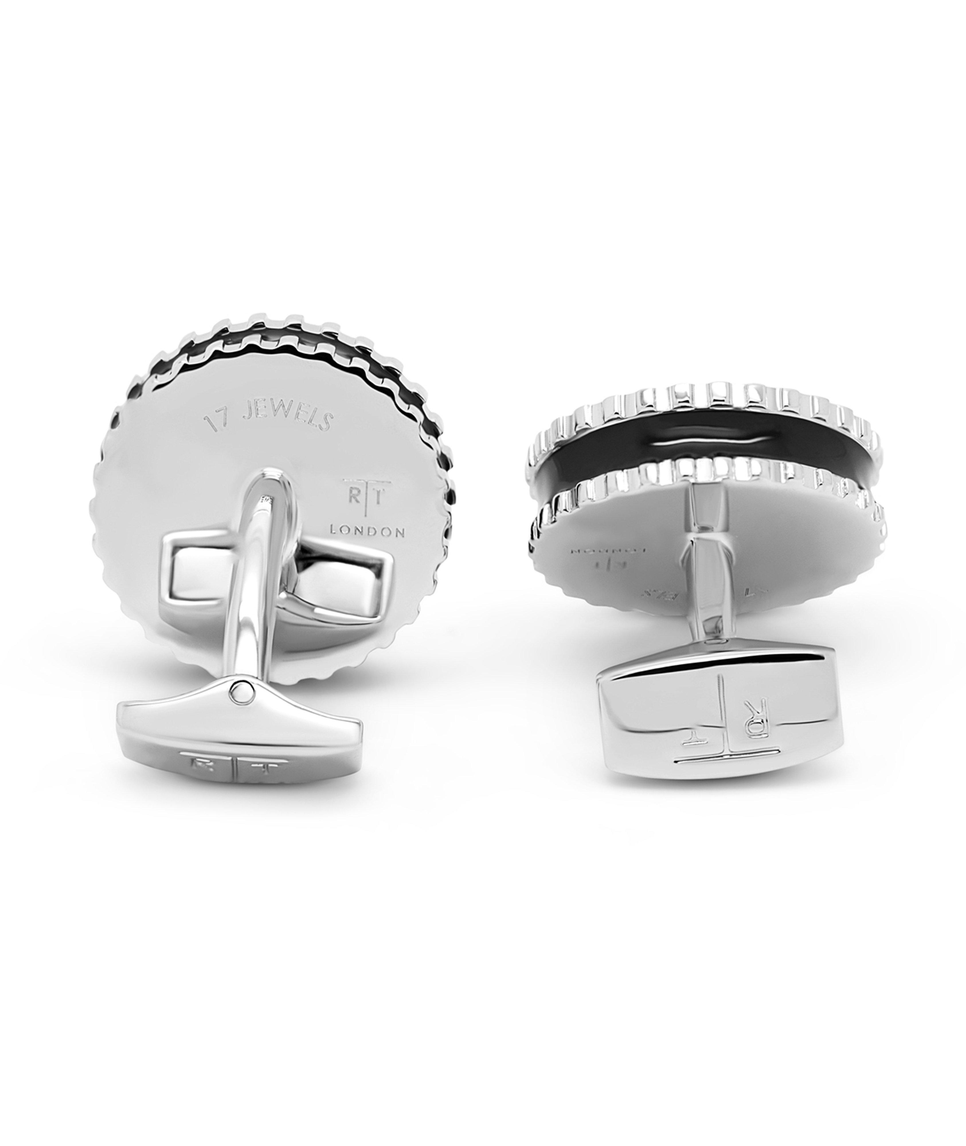 Rounded Gear Cufflinks  image 1