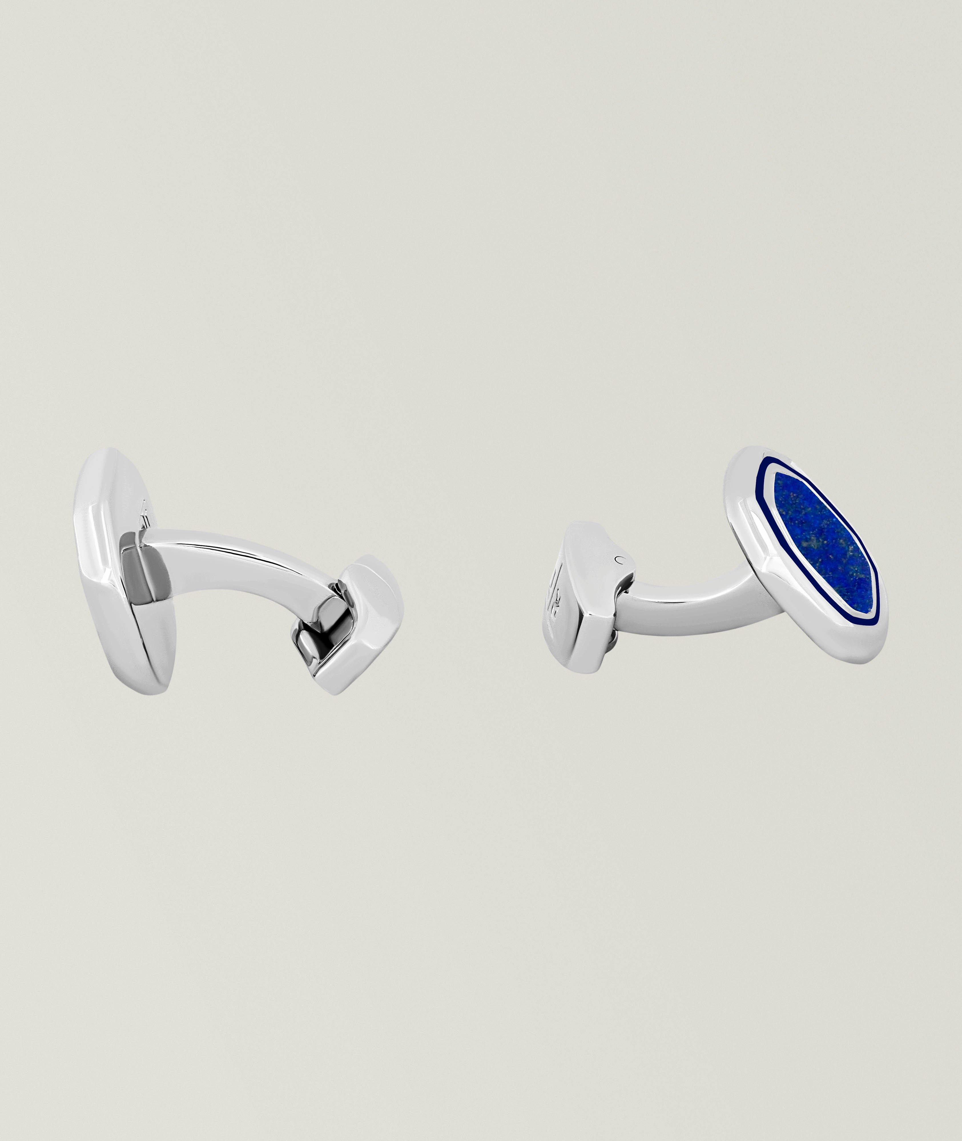 Octagon Lapis Cufflinks  image 3