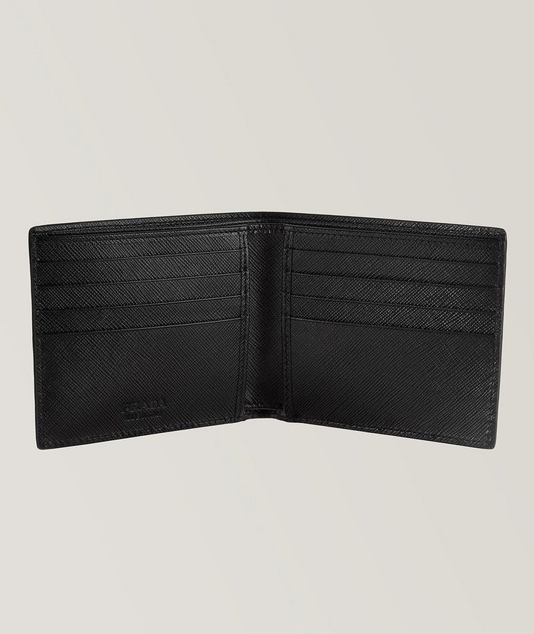 Saffiano Leather Emblem Bifold Wallet image 1