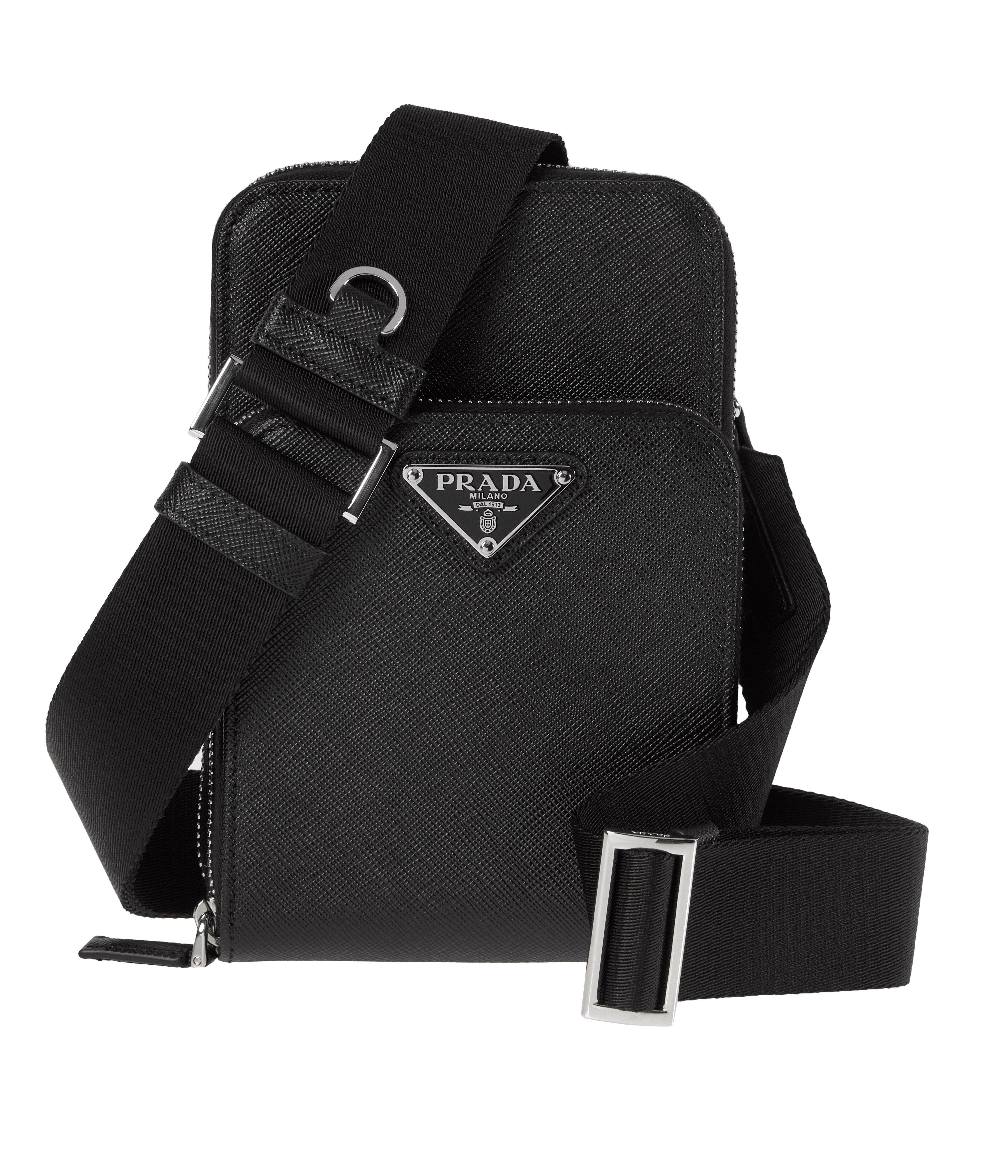 Saffiano Leather Smartphone Shoulder Bag image 0