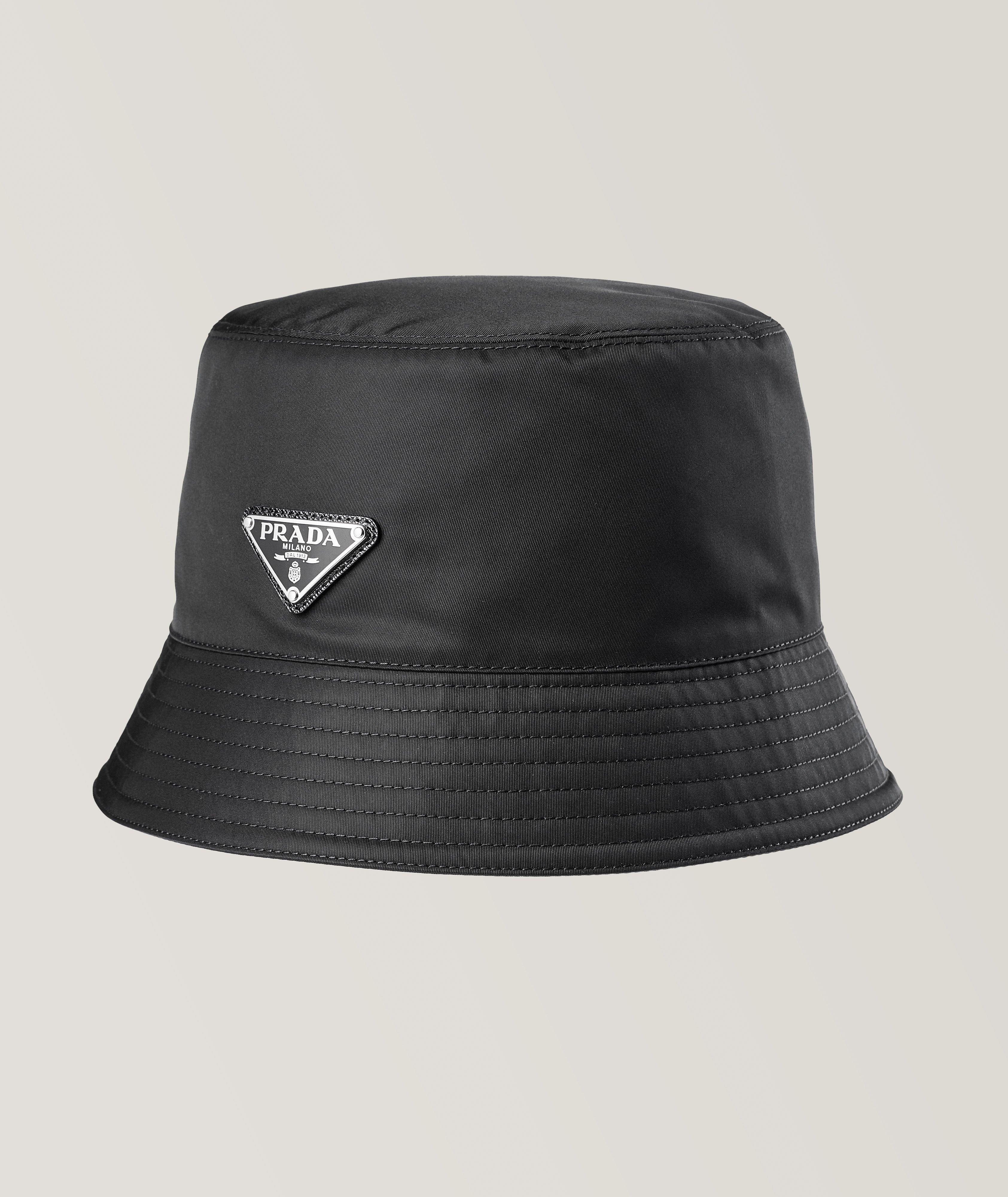 Prada Chapeau cloche en nylon recyclé avec logo