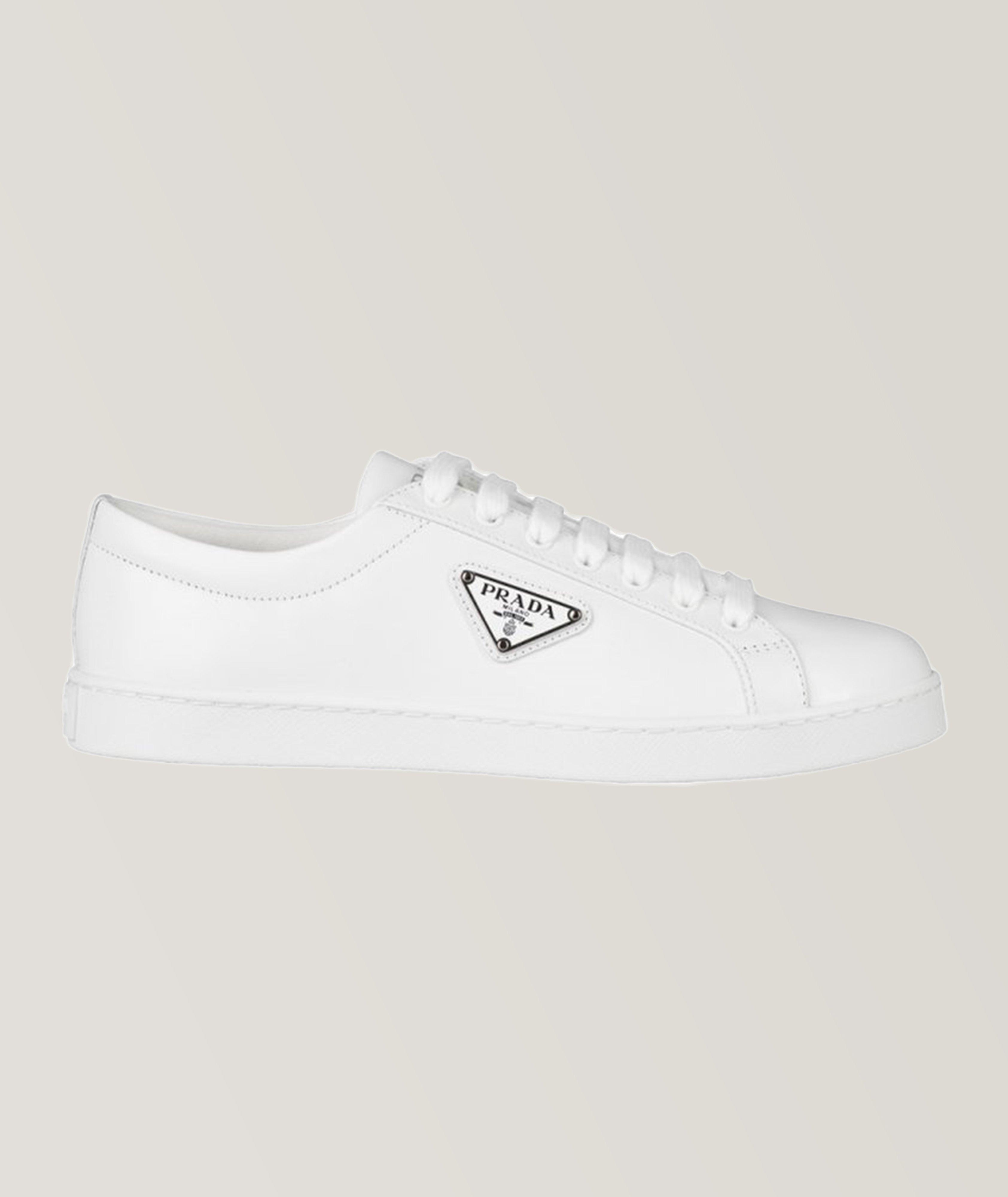 Prada Brushed Leather Sneakers