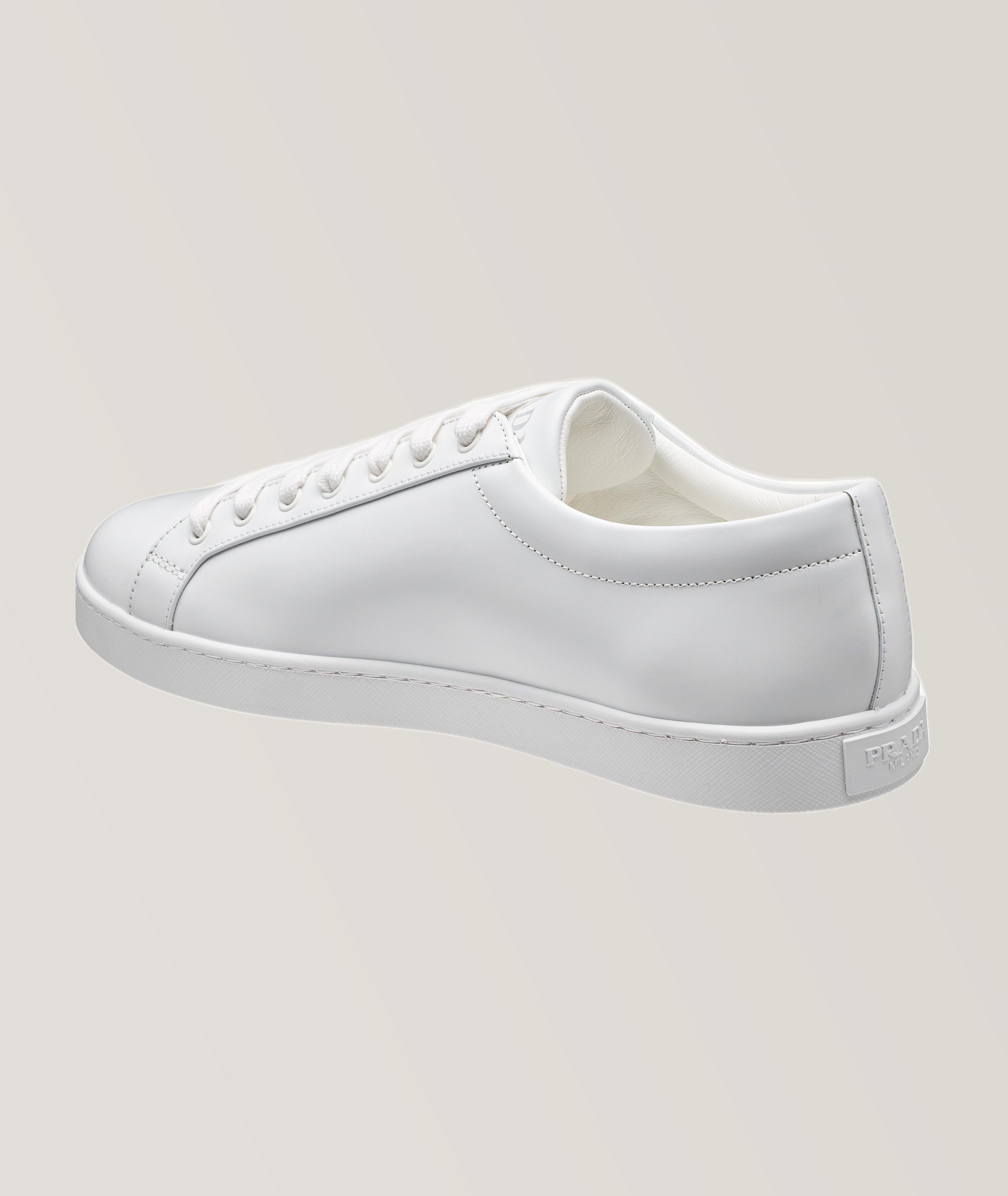 Brushed Leather Sneakers image 1