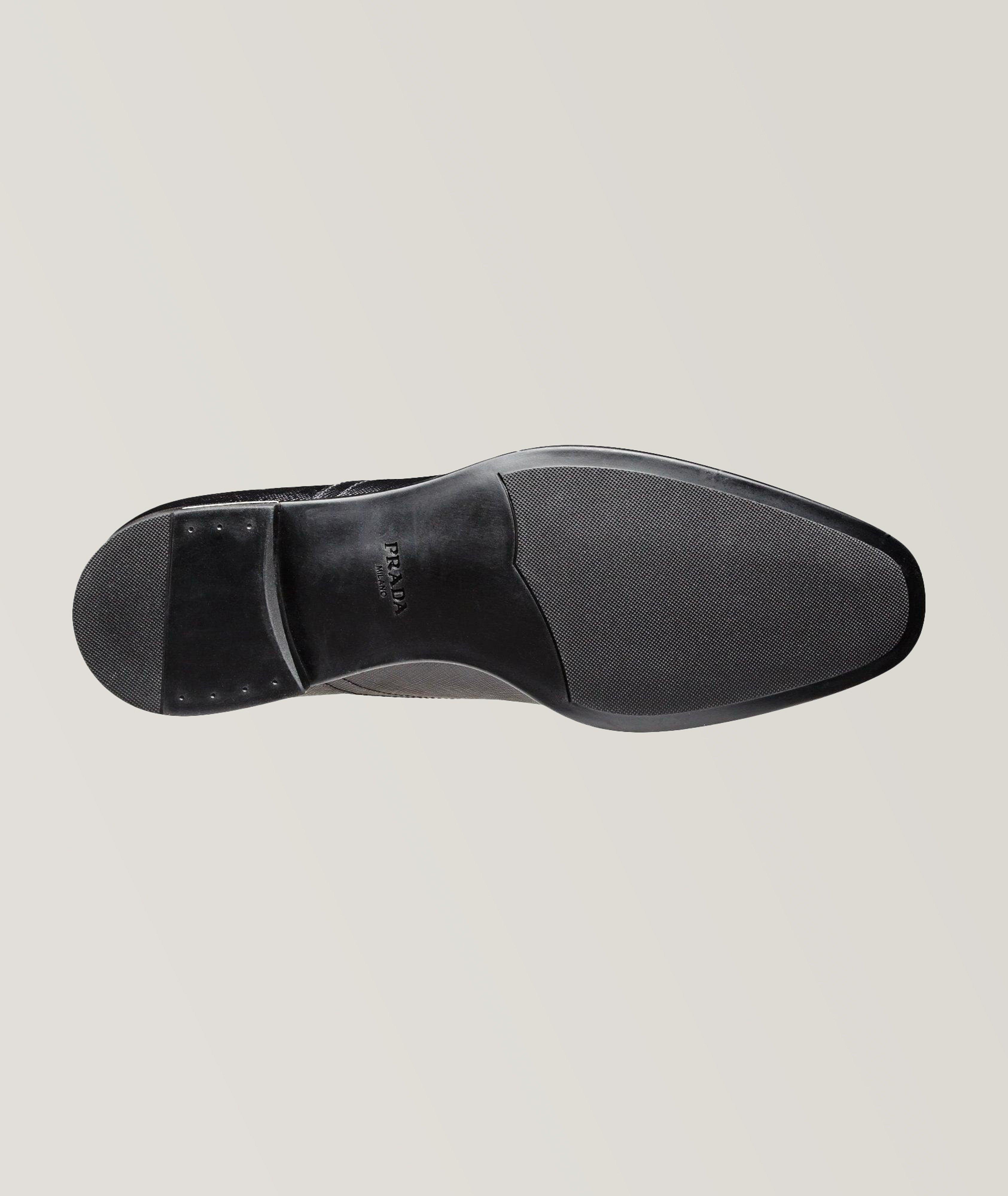 Chaussure lacée en cuir Saffiano image 3