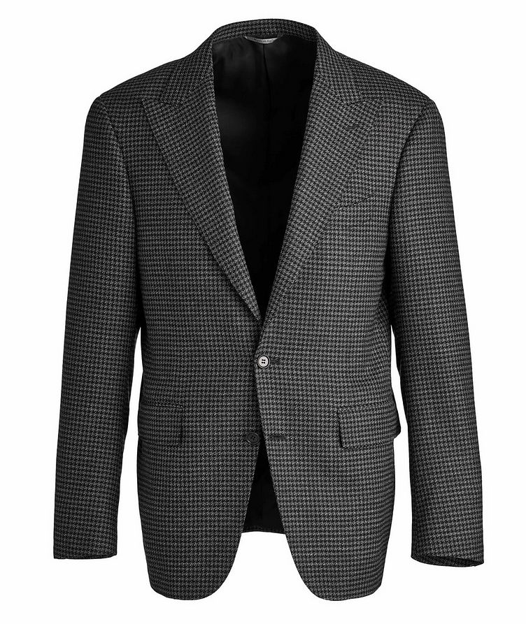 Stretch-Wool Houndstooth Sports Jacket image 0