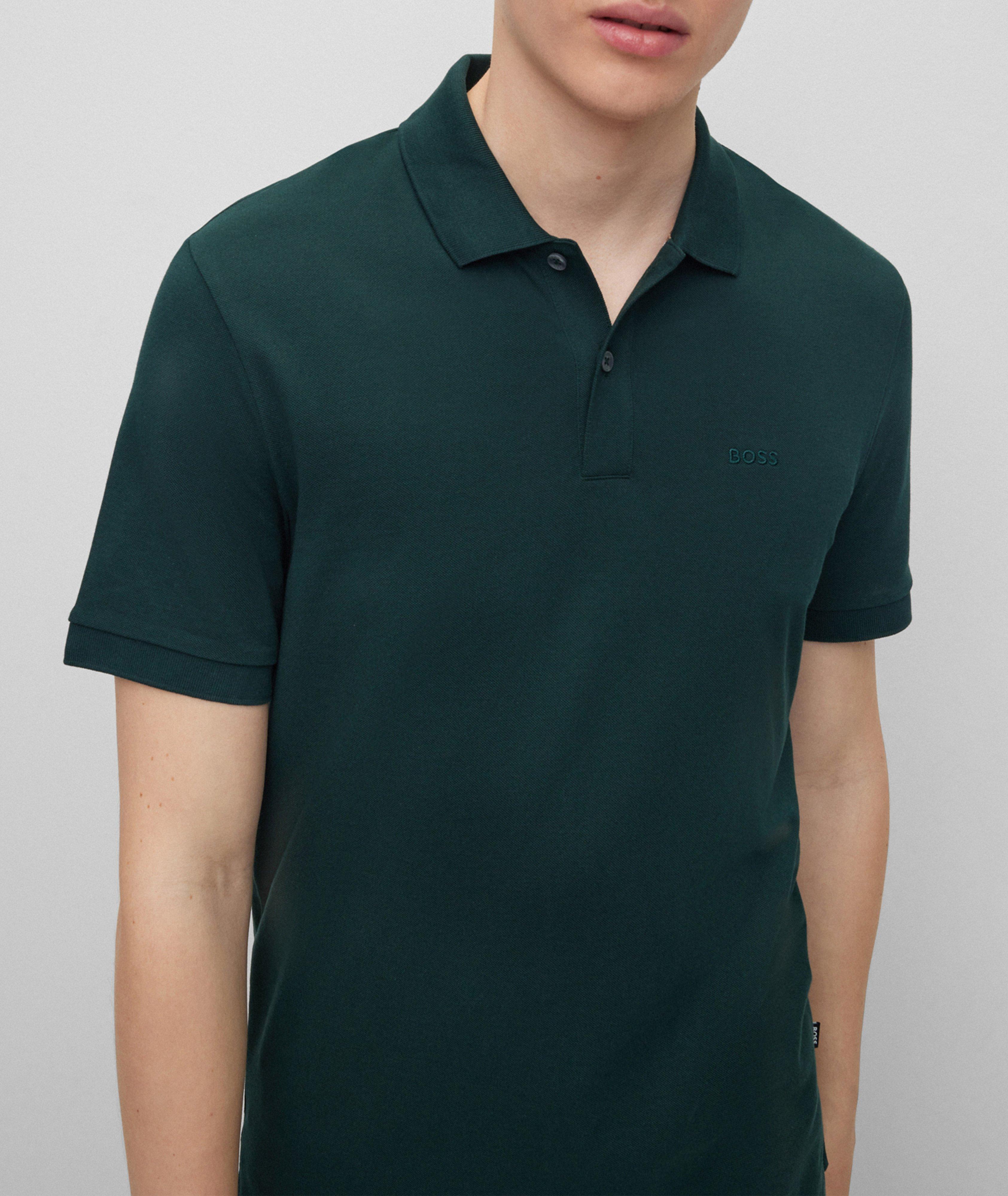 Tonal Logo Organic Cotton Piqué Polo image 3