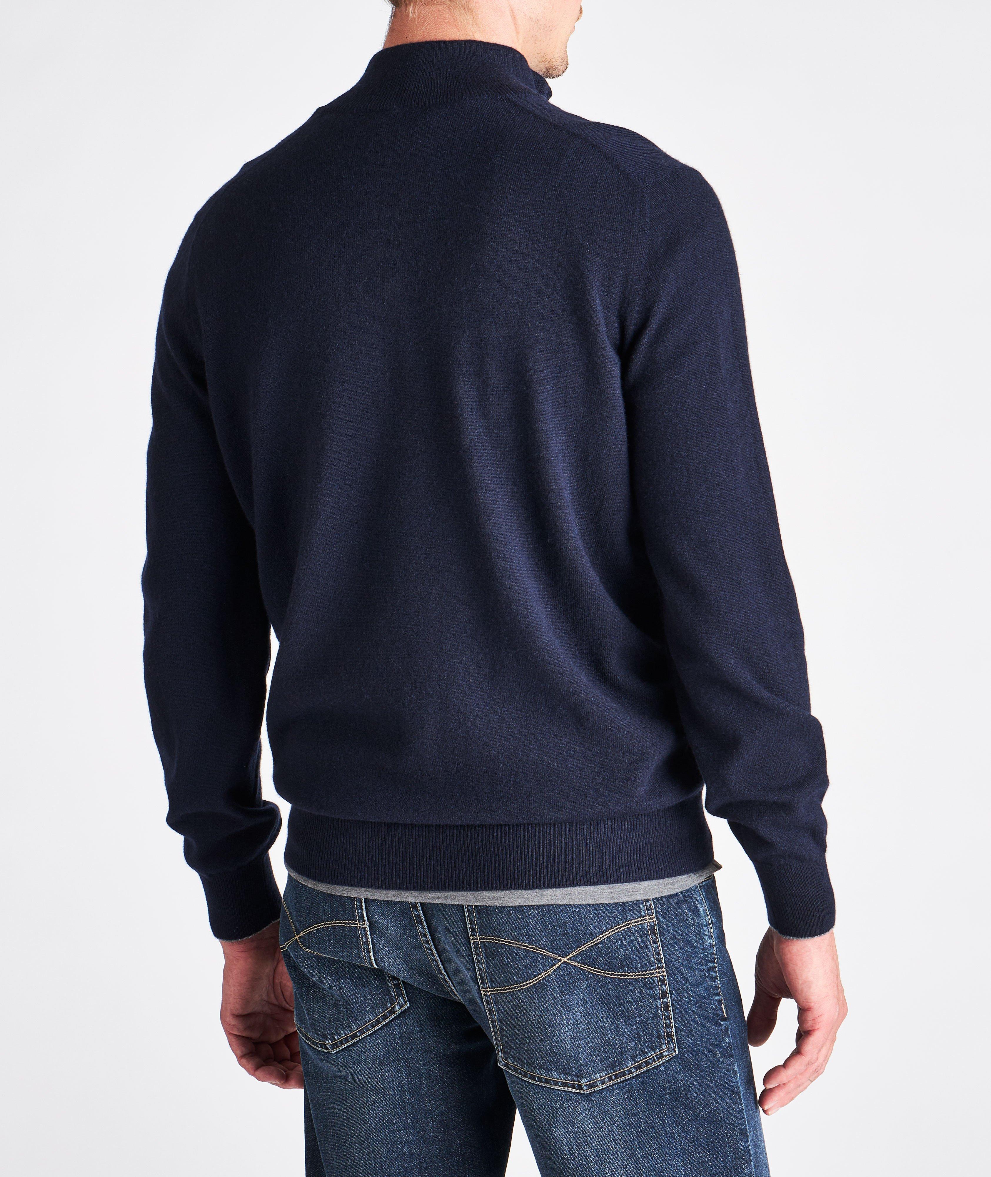 Quarter-Zip Cashmere Sweater image 2