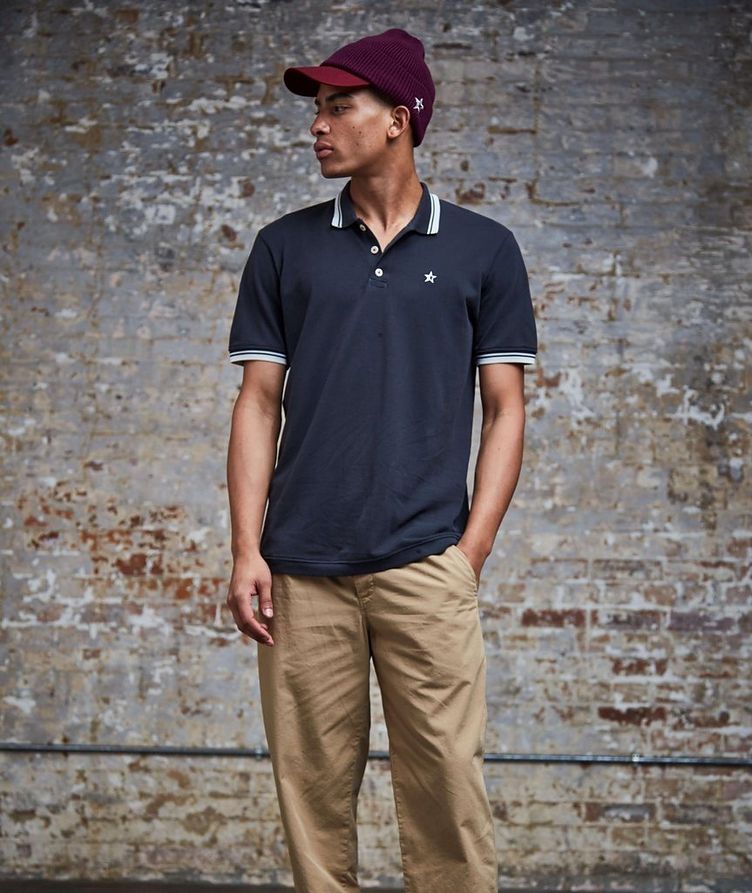 Play Well Tipped Organic Cotton Pique Polo image 4