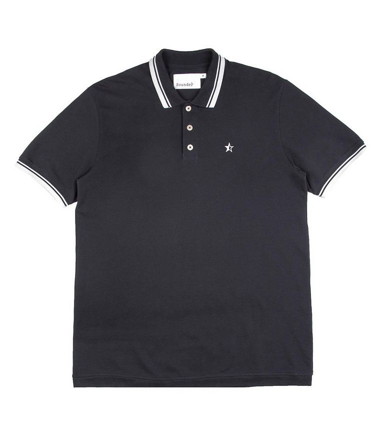 Play Well Tipped Organic Cotton Pique Polo image 0