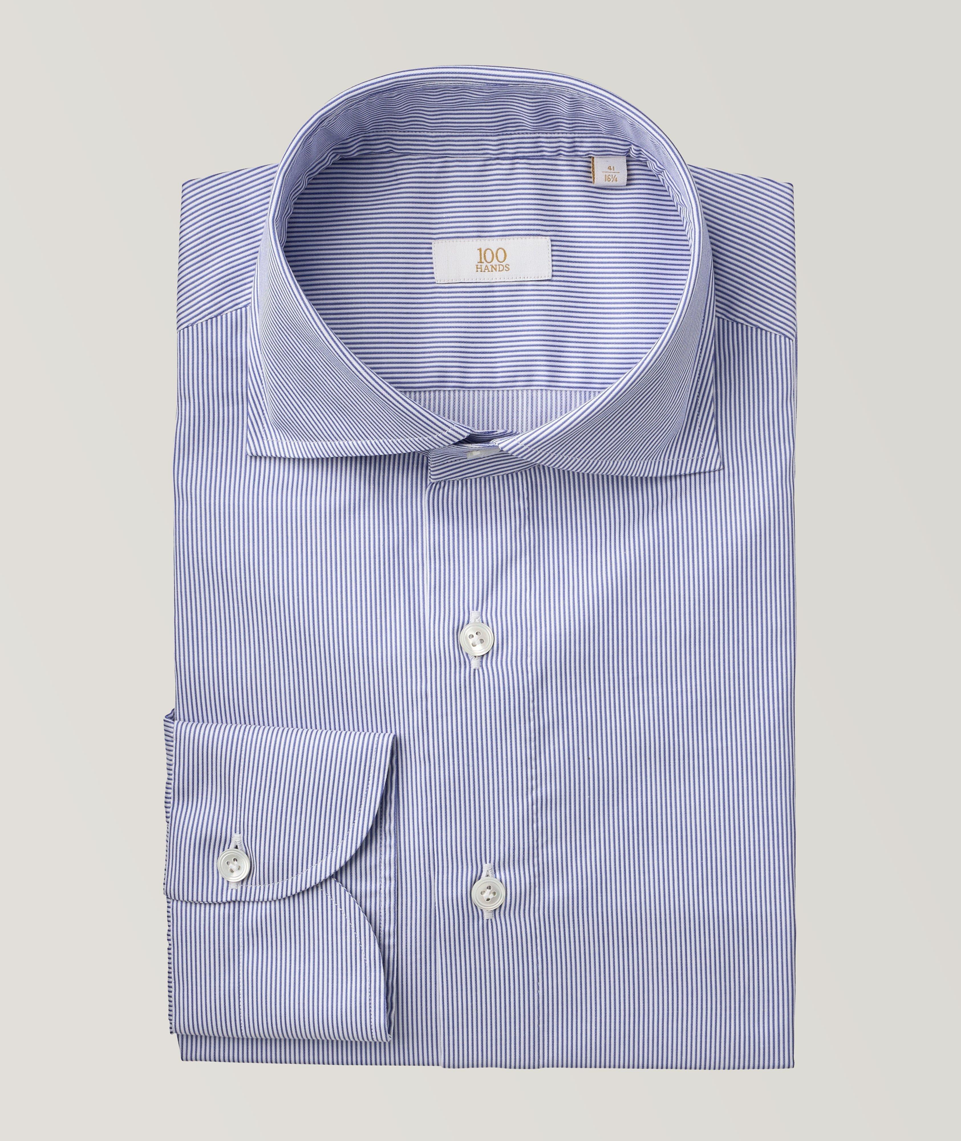 Gold Line Micro Striped Pattern Shirt image 0