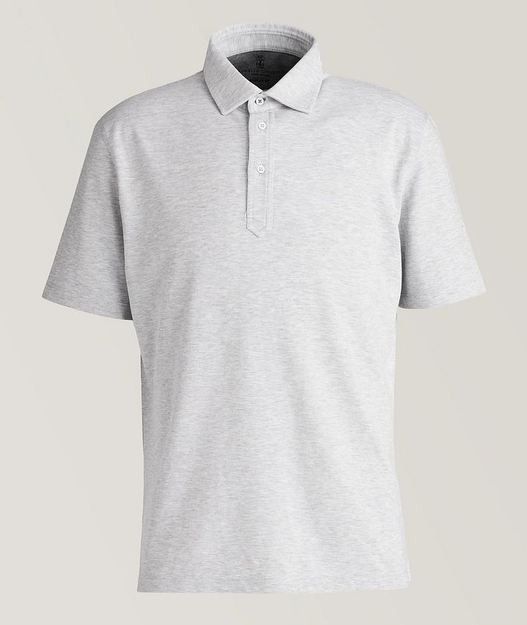 Short-Sleeve Jersey Cotton Pique Polo image 0