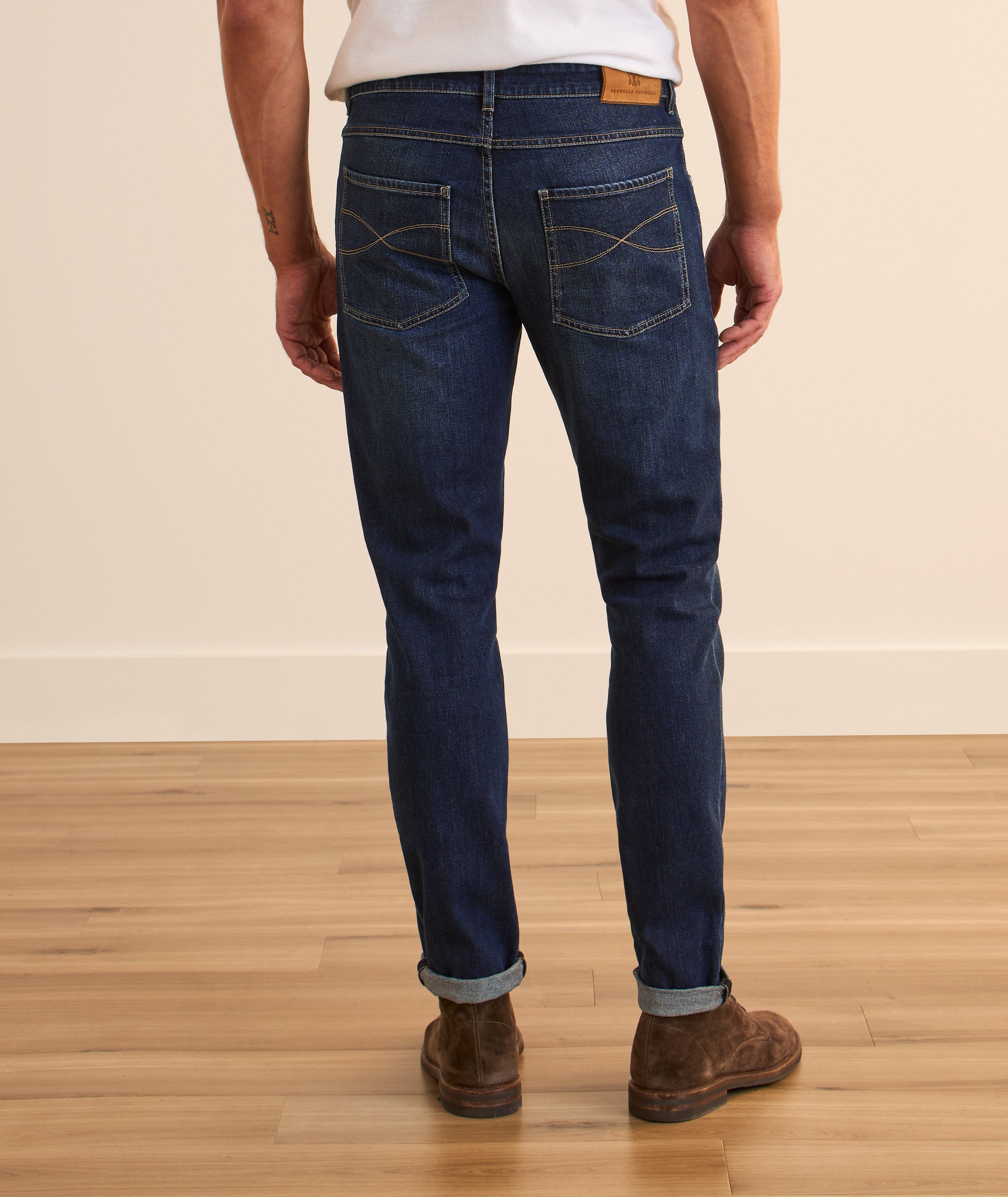 Garment Dyed Skinny-Fit Jeans image 4