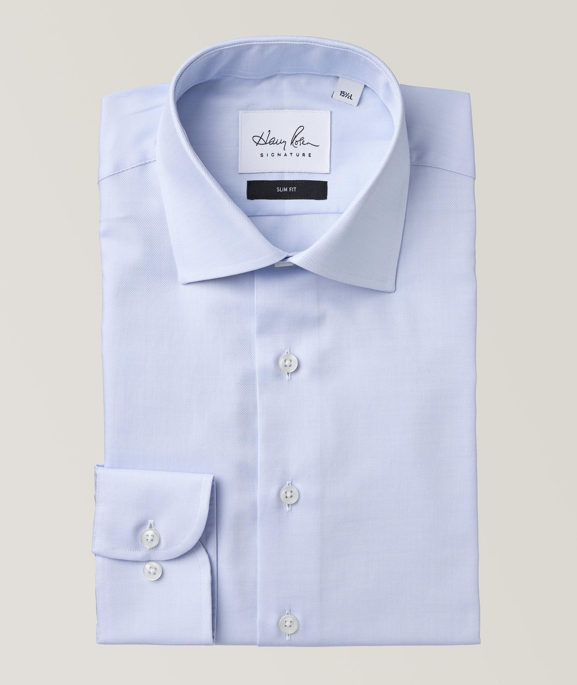 Slim-Fit Cotton Dress Shirt image 0