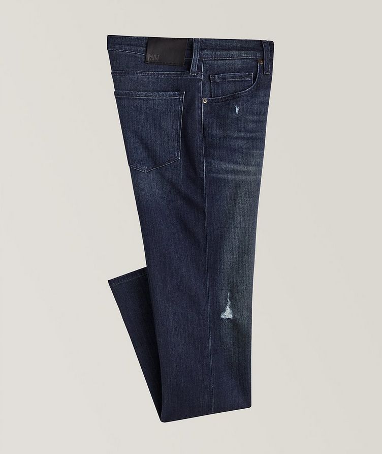 Lennox Distressed Slim Fit Cotton-Blend Jeans image 0