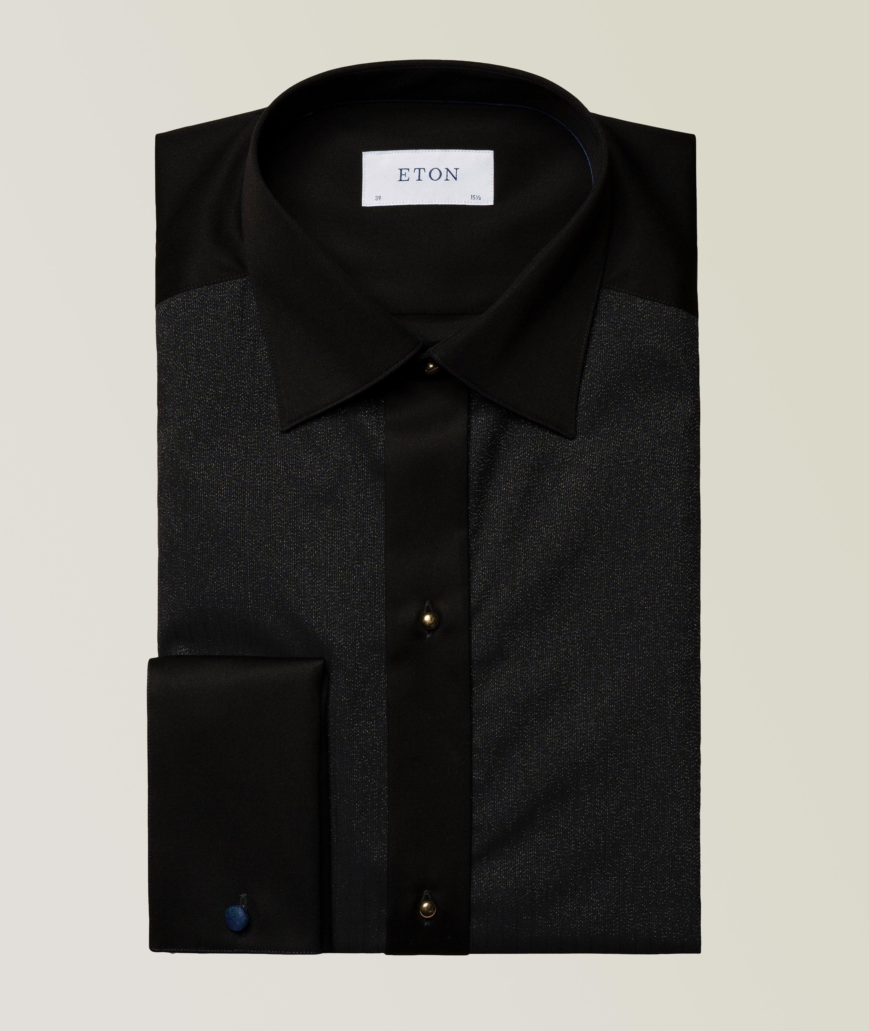 Eton Slim-Fit Lurex Piqué  Bib Tuxedo Shirt