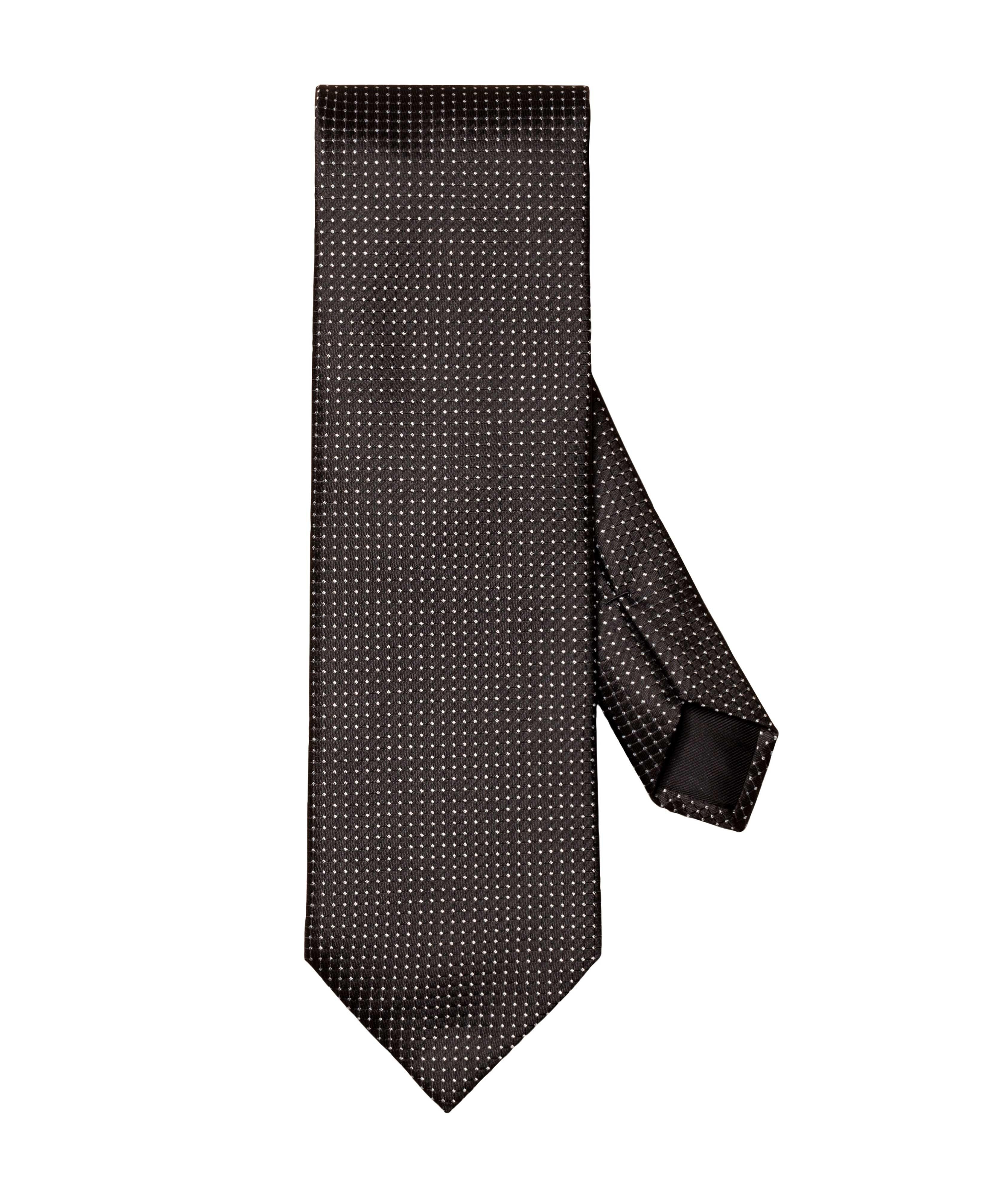Pin-Dot Evening Silk Tie image 0