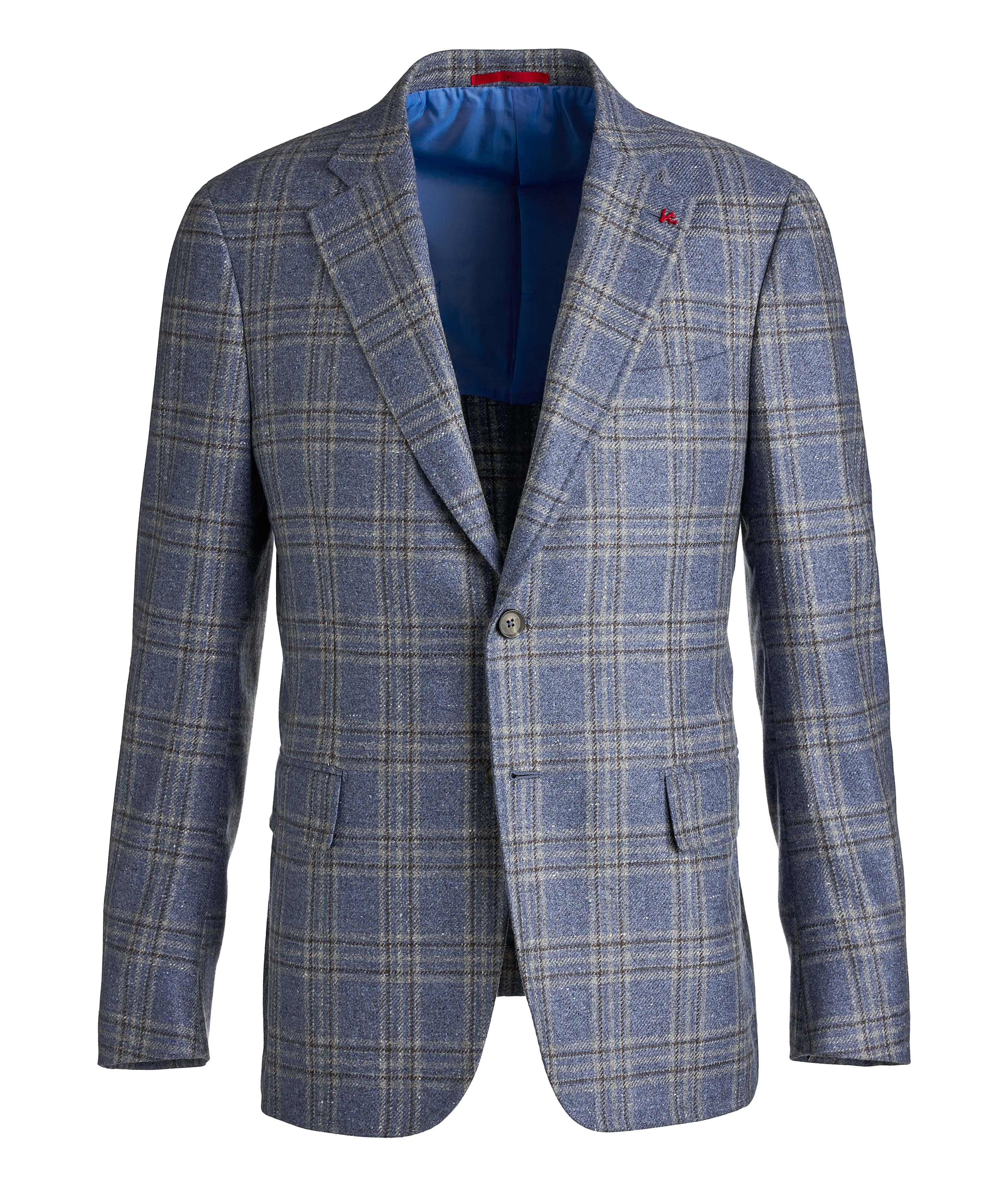 Capri Wool-Silk Check Sports Jacket image 0