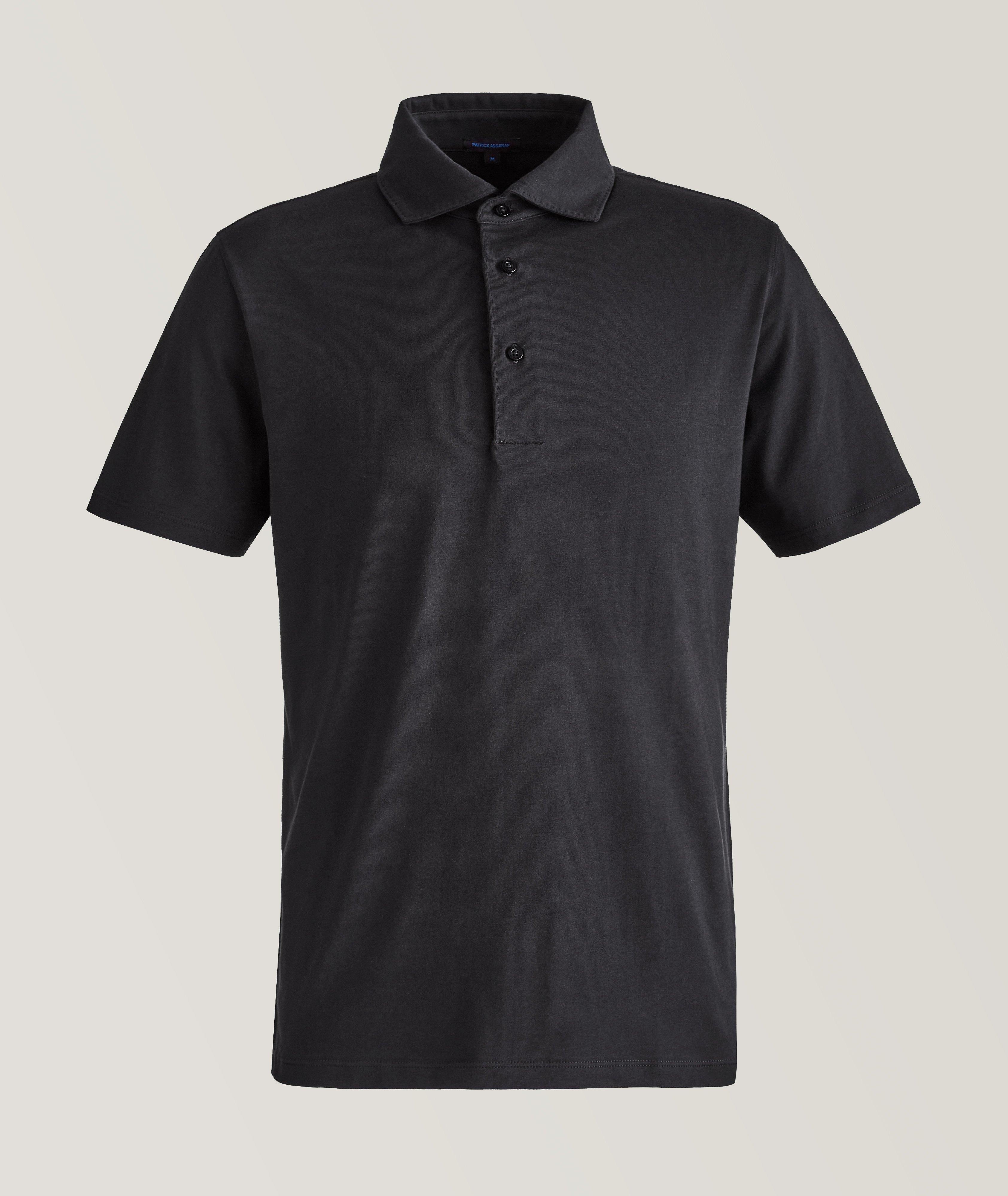 Pima Stretch-Cotton Polo image 0