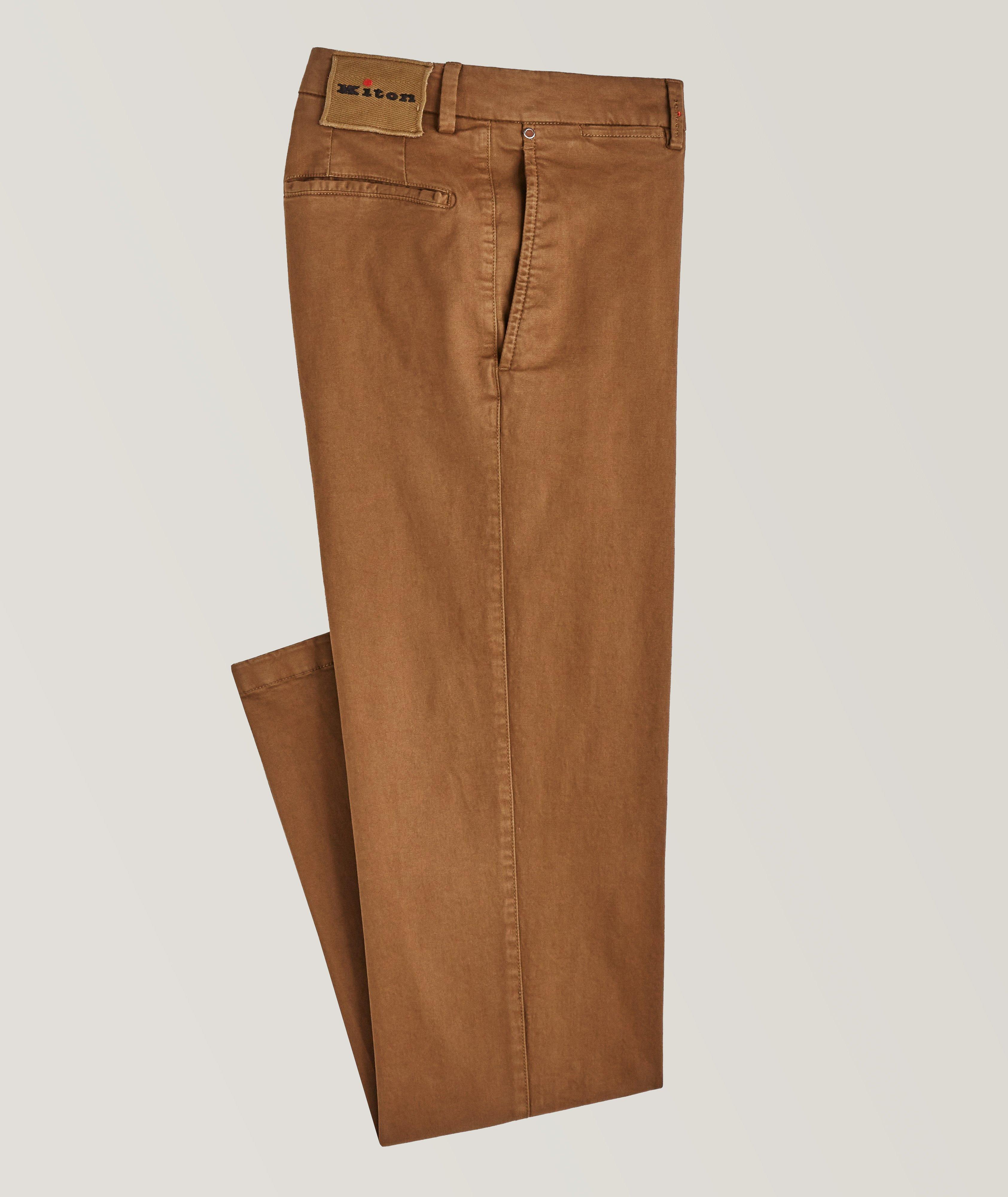 Four-Pocket Stretch-Cotton Chino Pants image 0