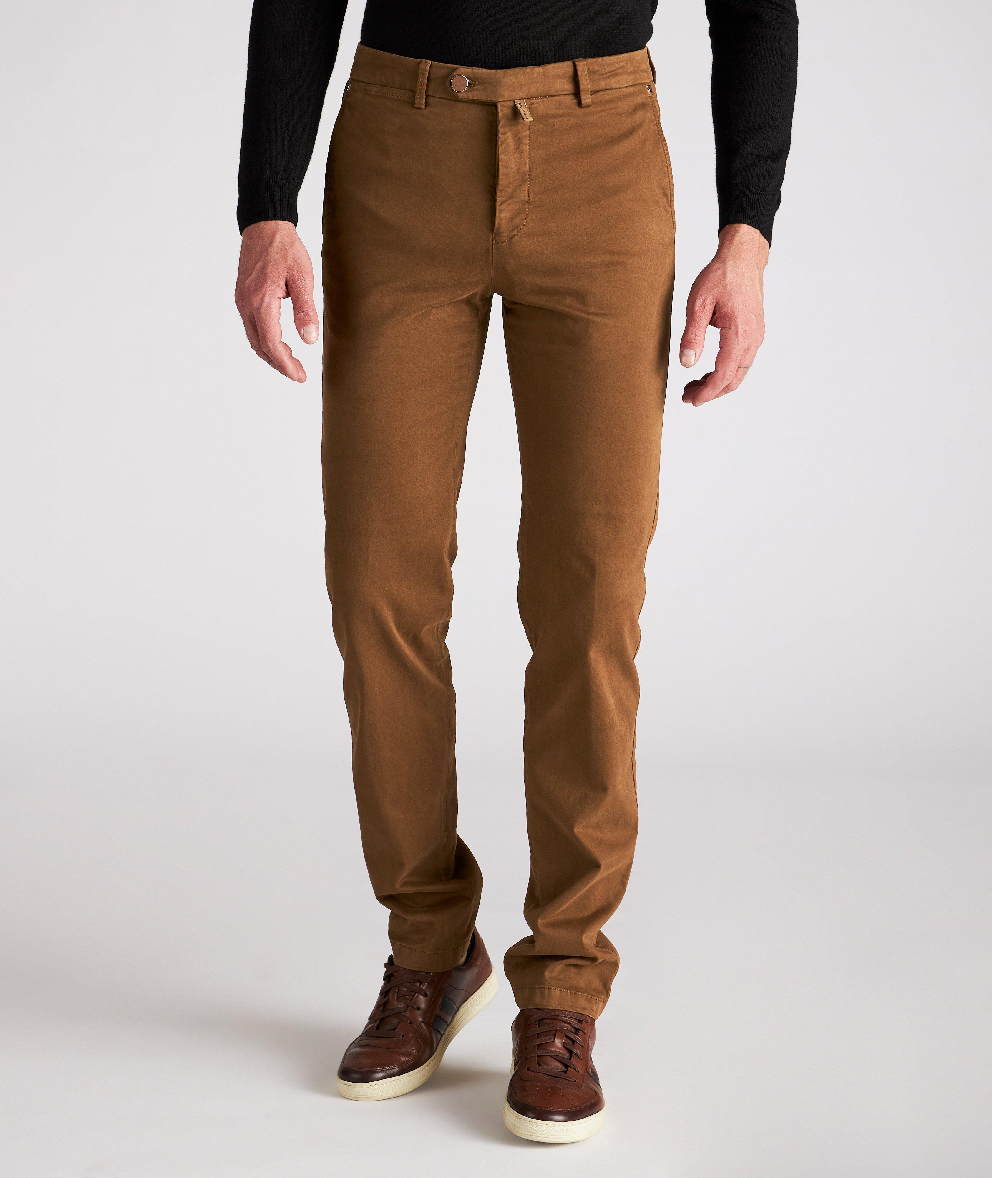 Four-Pocket Stretch-Cotton Chino Pants image 1