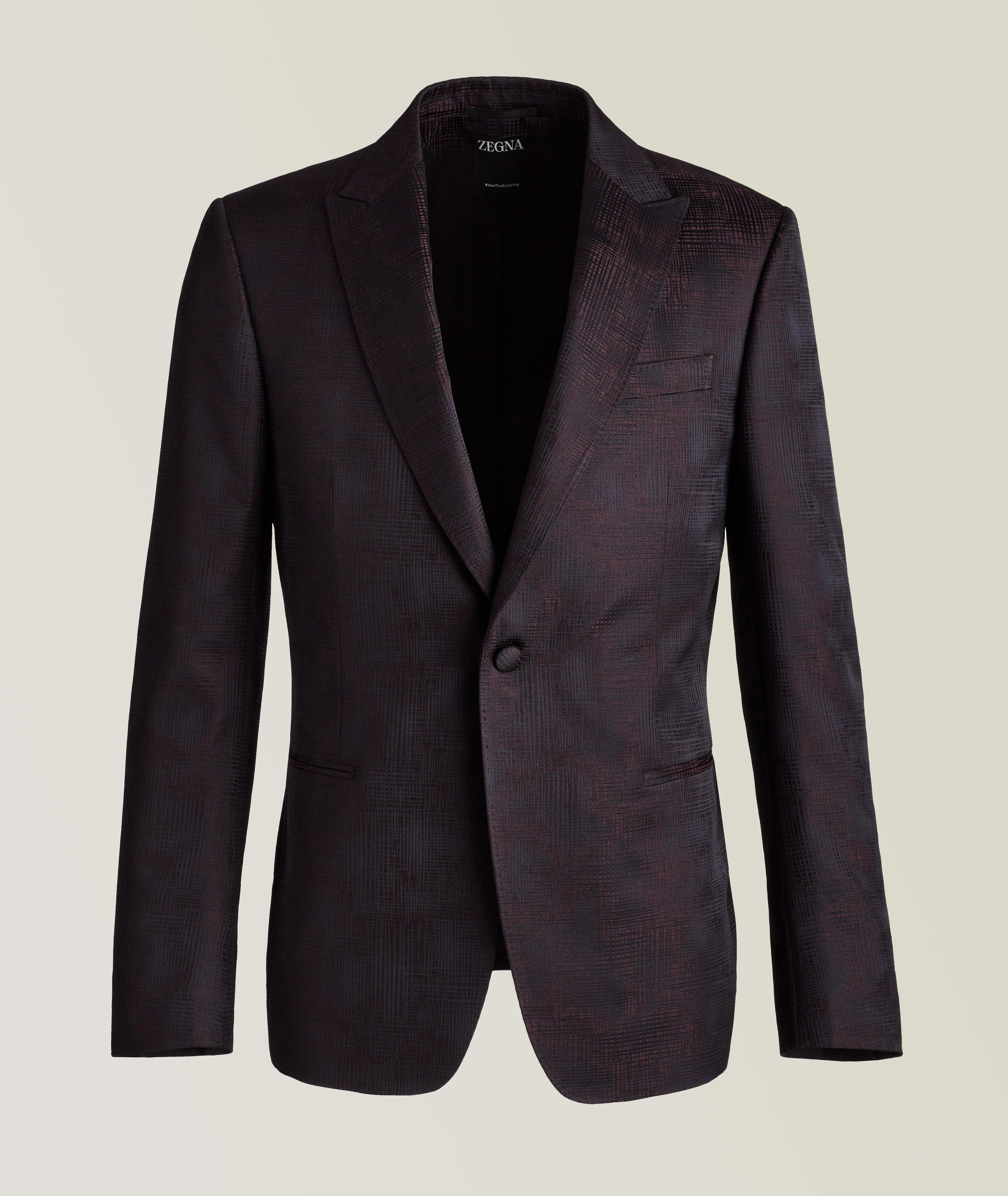 Zegna Drop 7 Wool-Blend Jacquard Jacket | Tuxedos | Harry Rosen