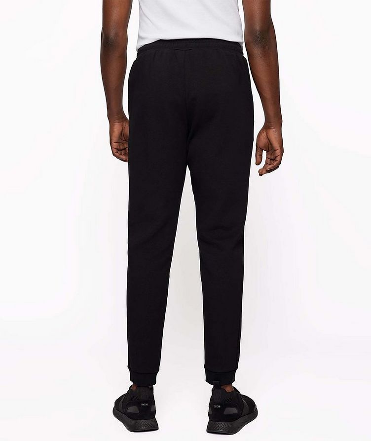 Curved Logo Cotton Trackpants image 3