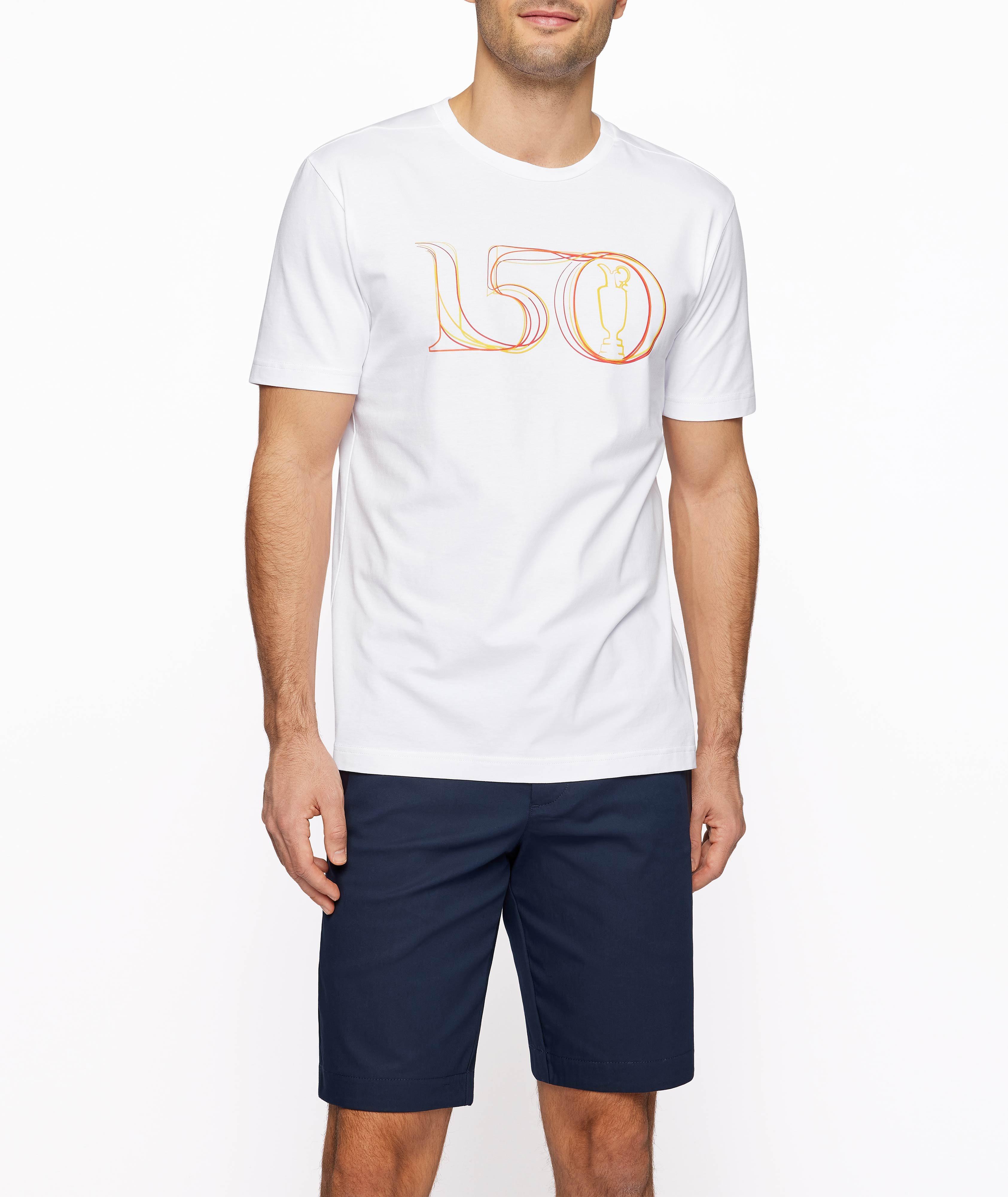 BOSS x The Open Cotton-Blend Graphic T-Shirt image 1