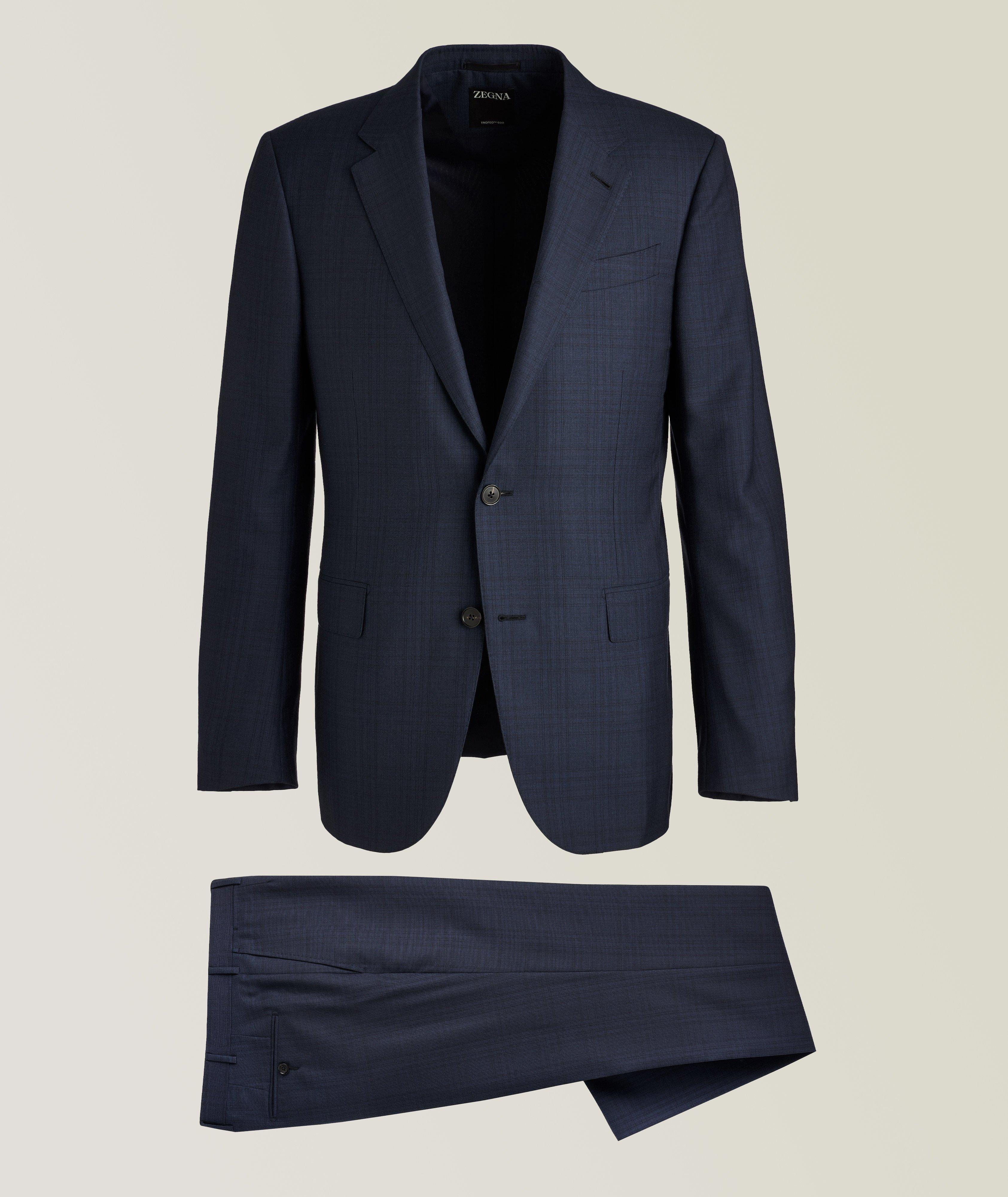 Zegna Trofeo Wool-Silk Sartorial Plaid Suit | Suits | Harry Rosen