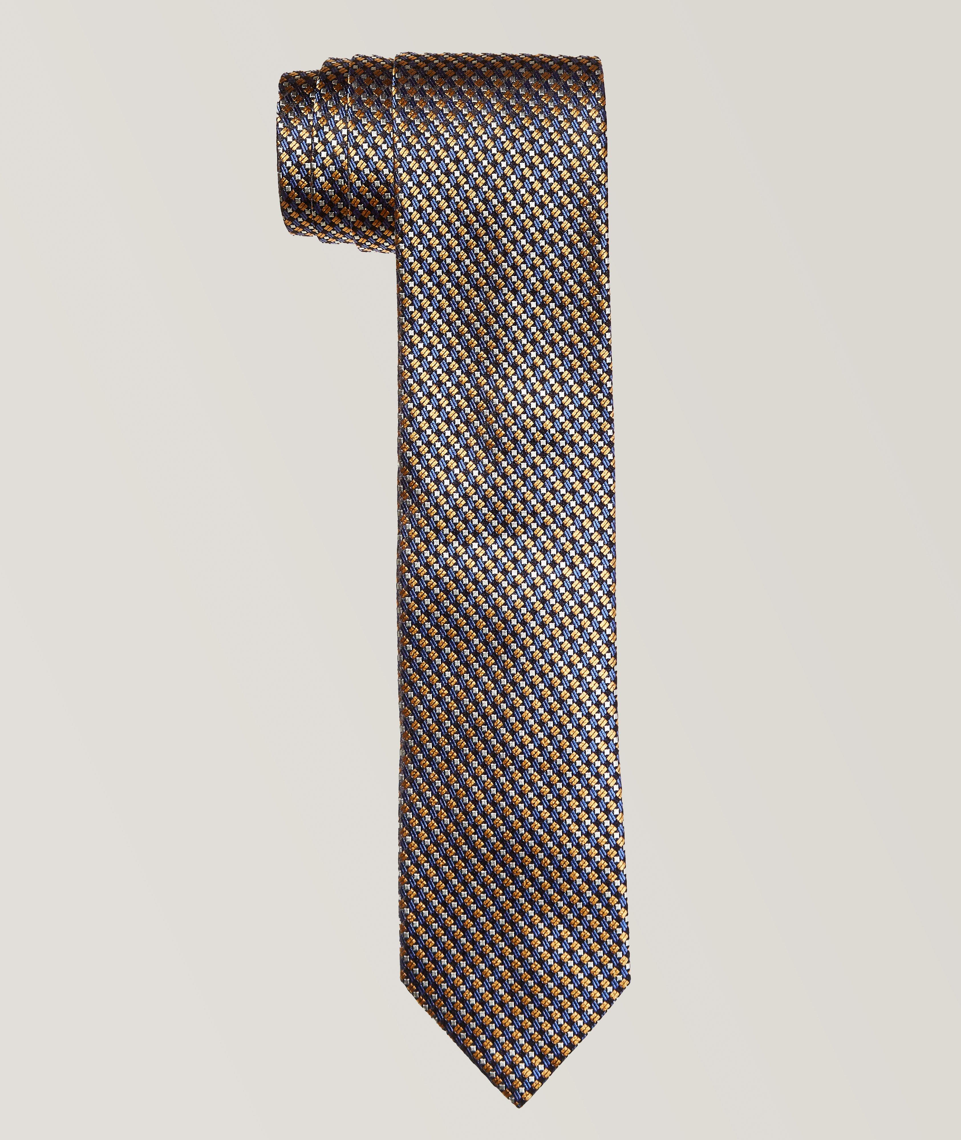 Geometric Silk Tie image 0