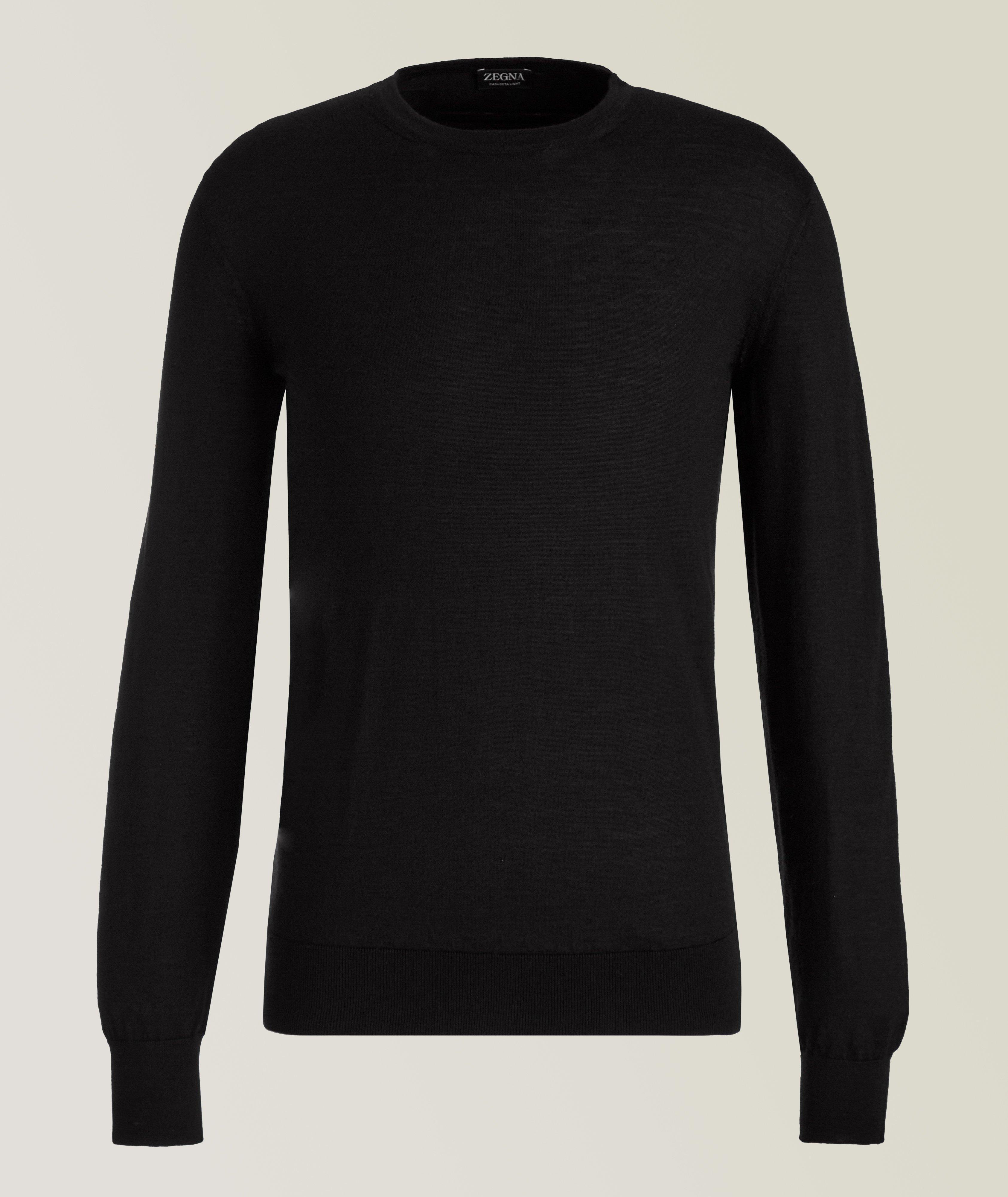 Zegna Cashseta Light Cashmere-Silk Sweater