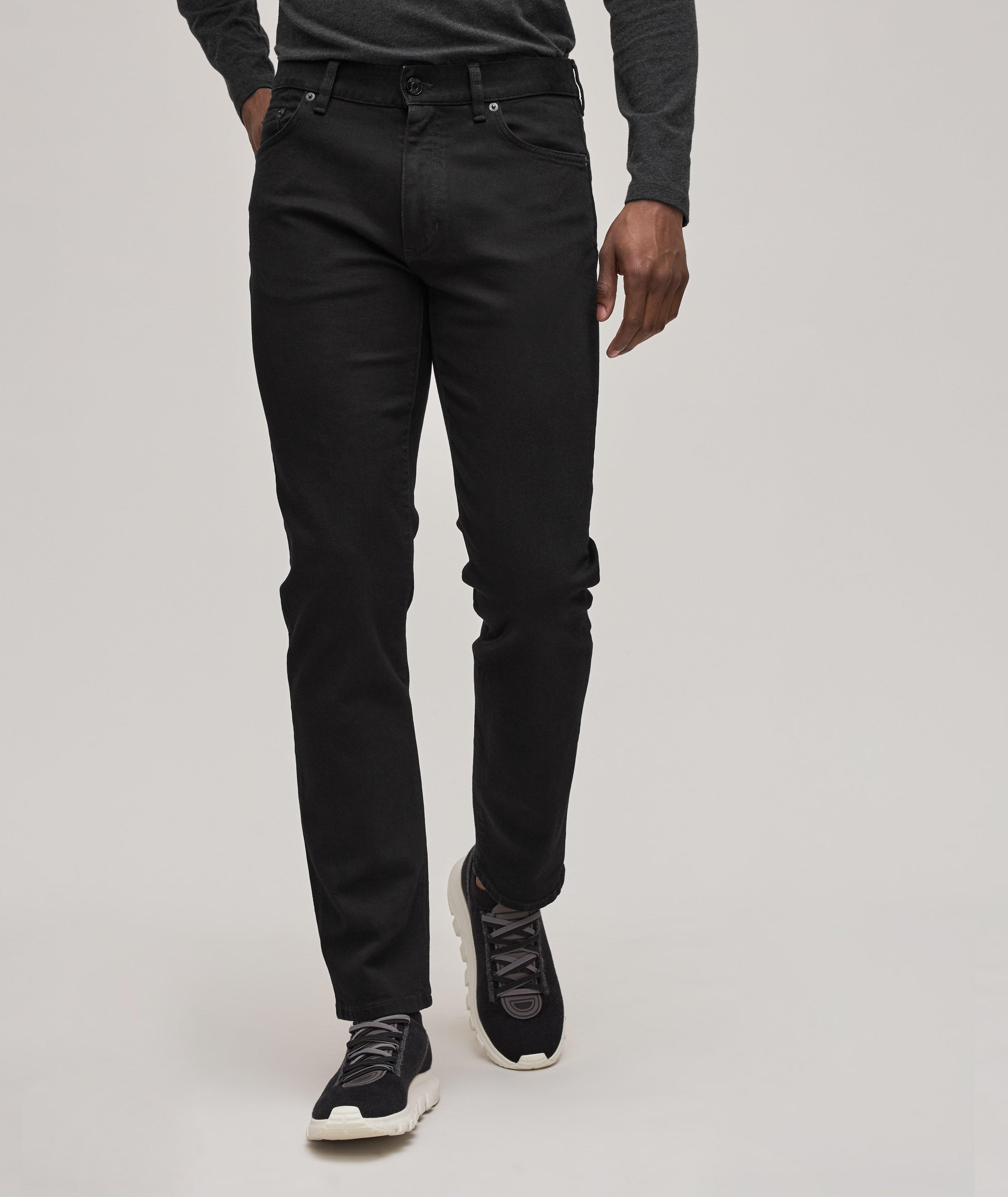 City Stretch-Cotton Five-Pocket Jeans image 1