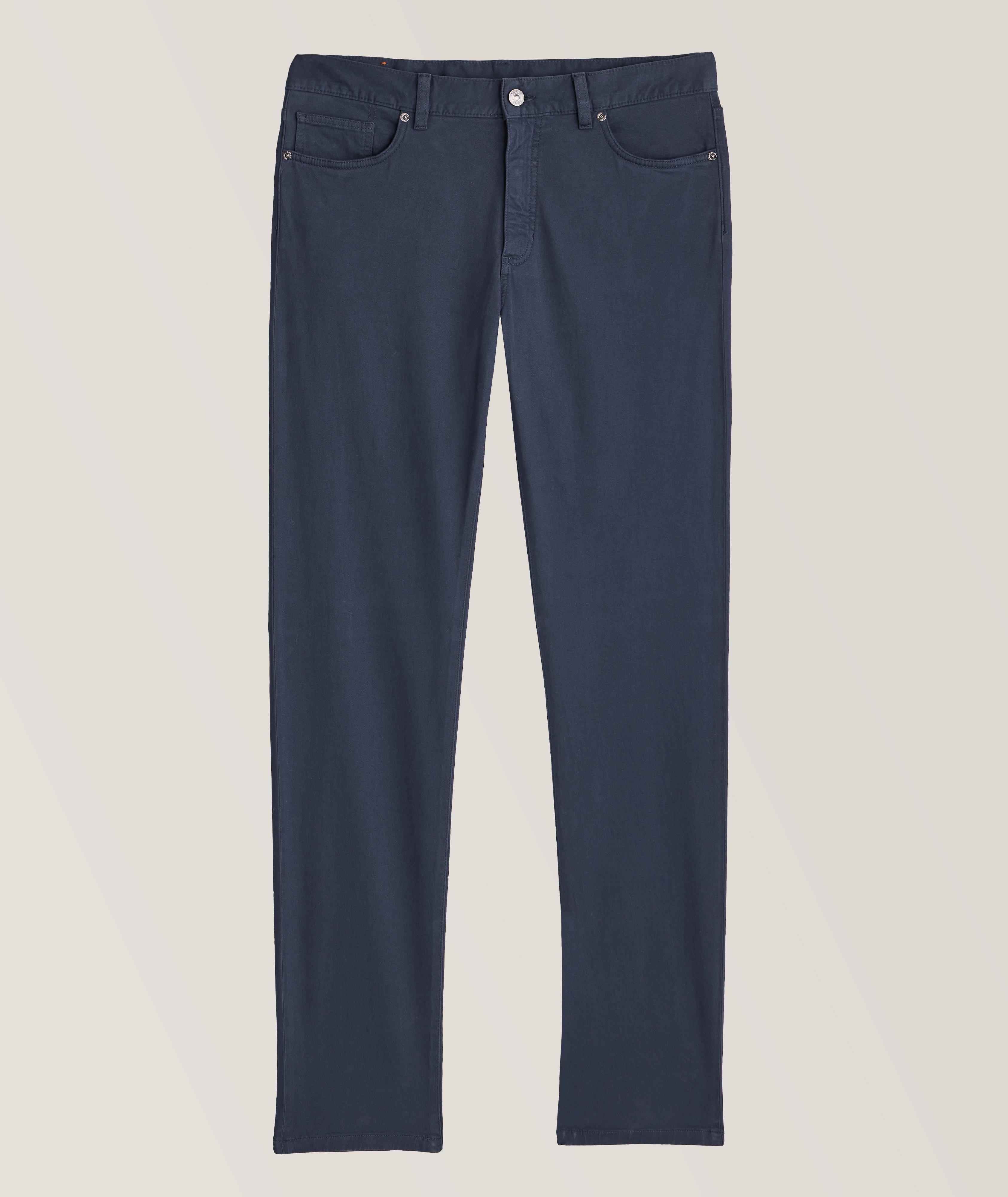 Jeans en coton extensible à cinq poches de coupe City image 0