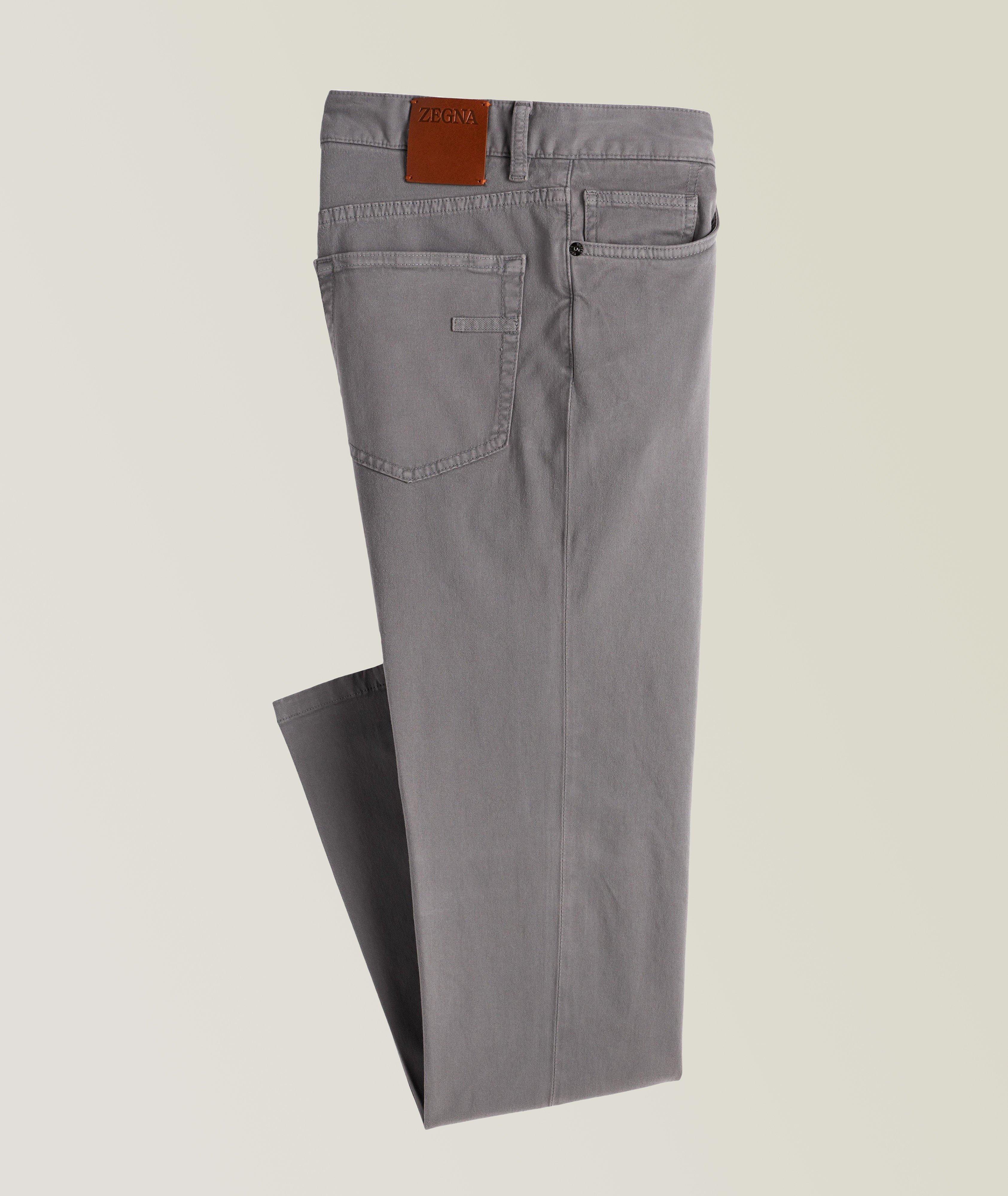 Stretch-Cotton Gabardine City Jeans image 0