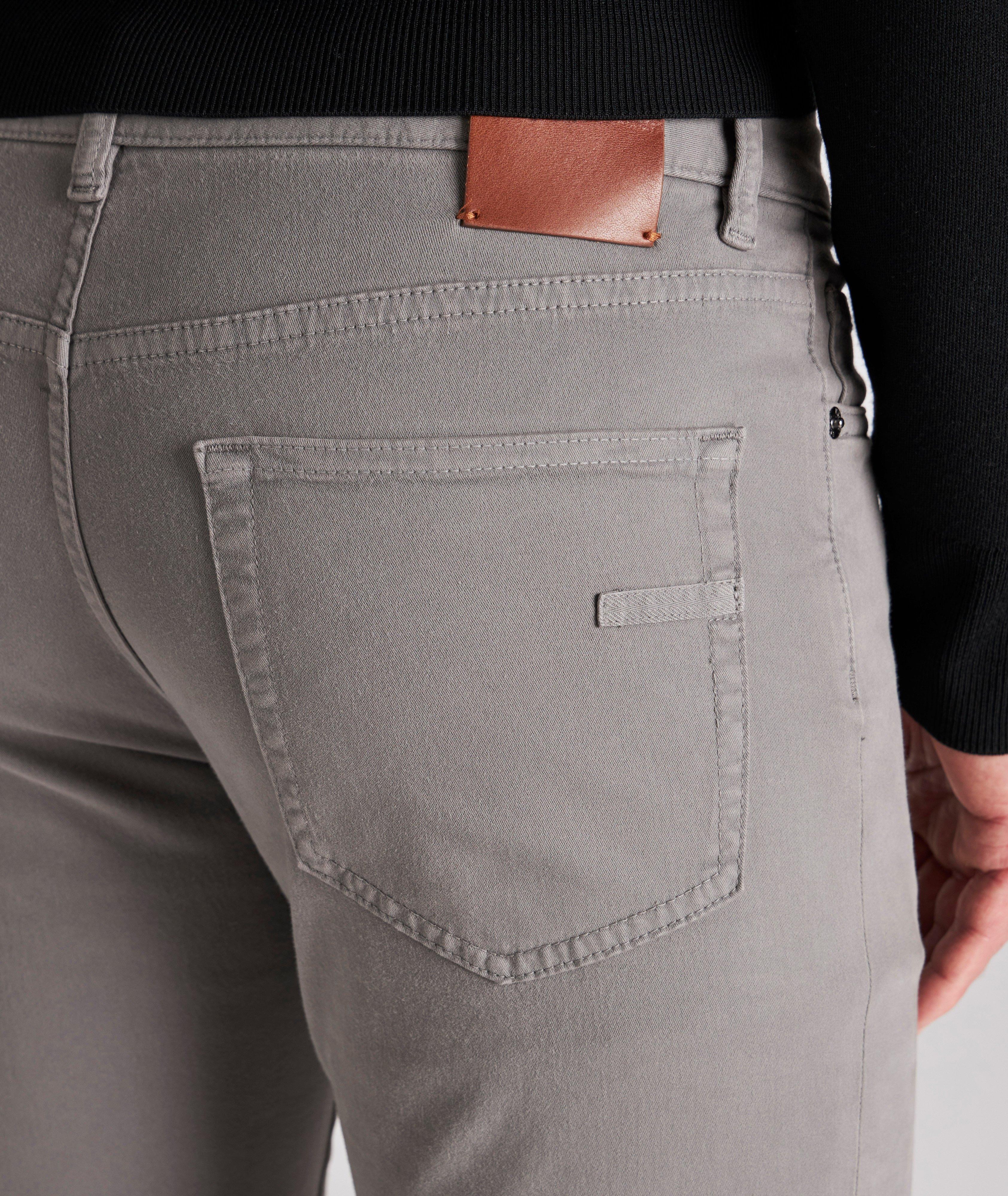 Stretch-Cotton Gabardine City Jeans image 3