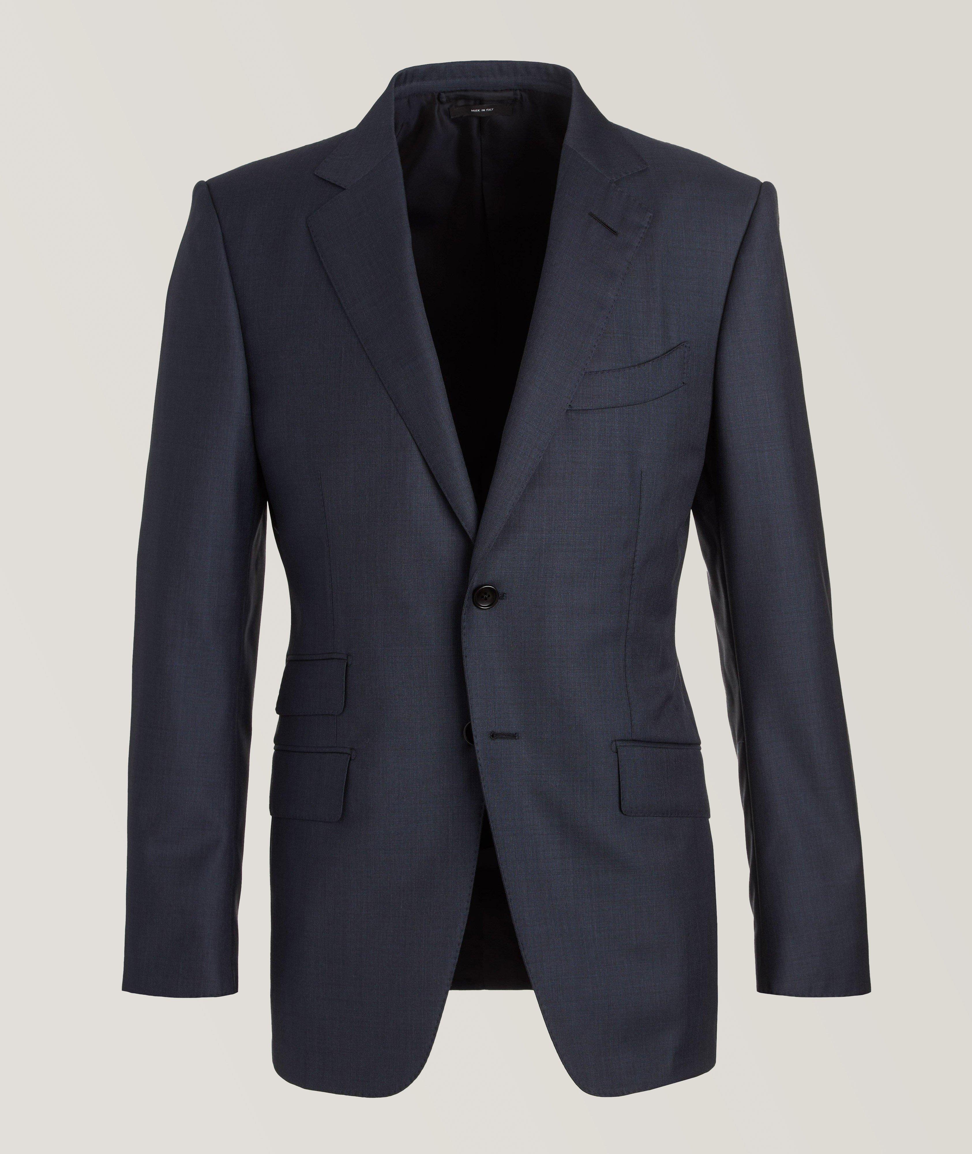 O'Connor Crosshatch Wool Suit image 0