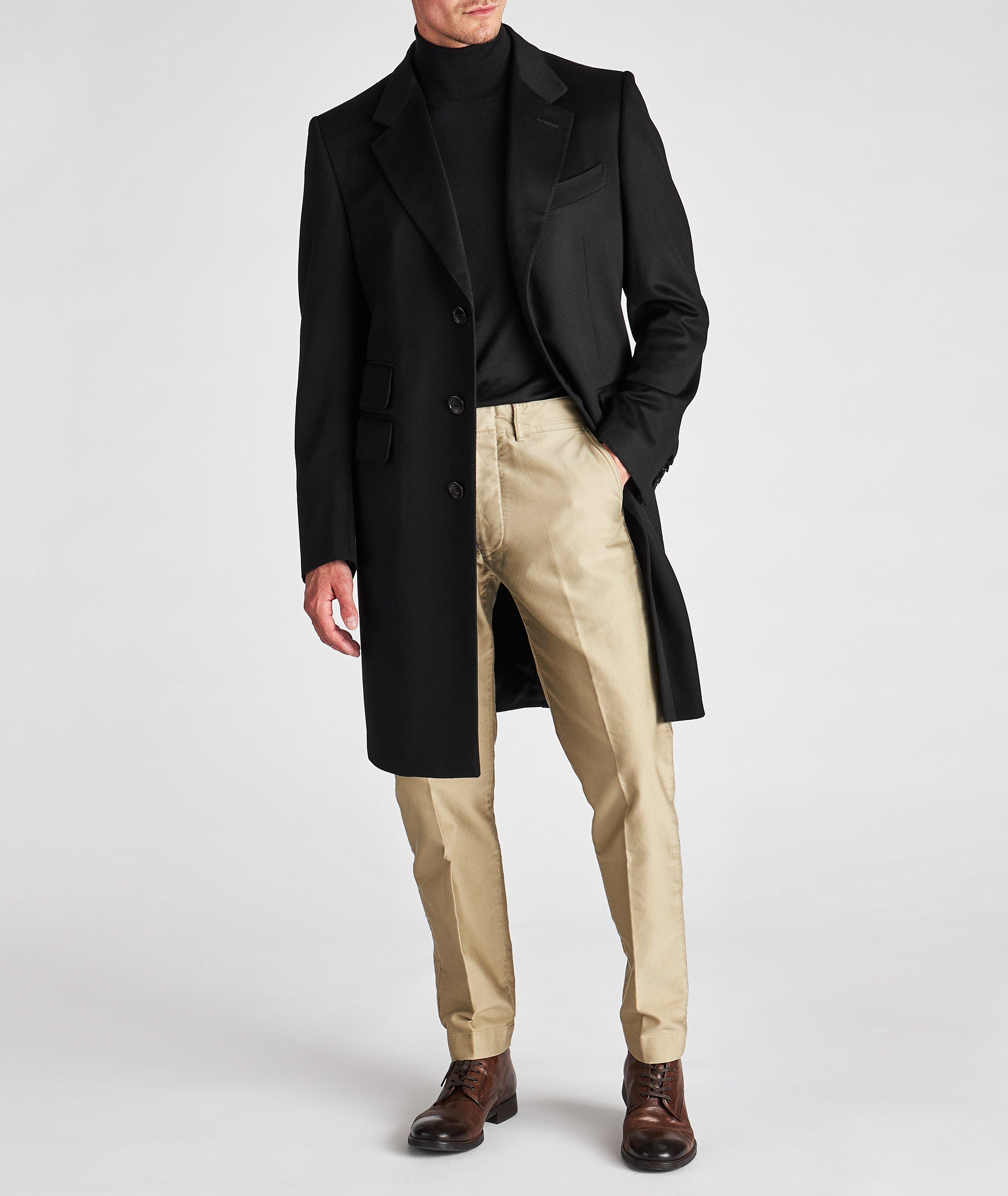 Manteau long en cachemire image 1