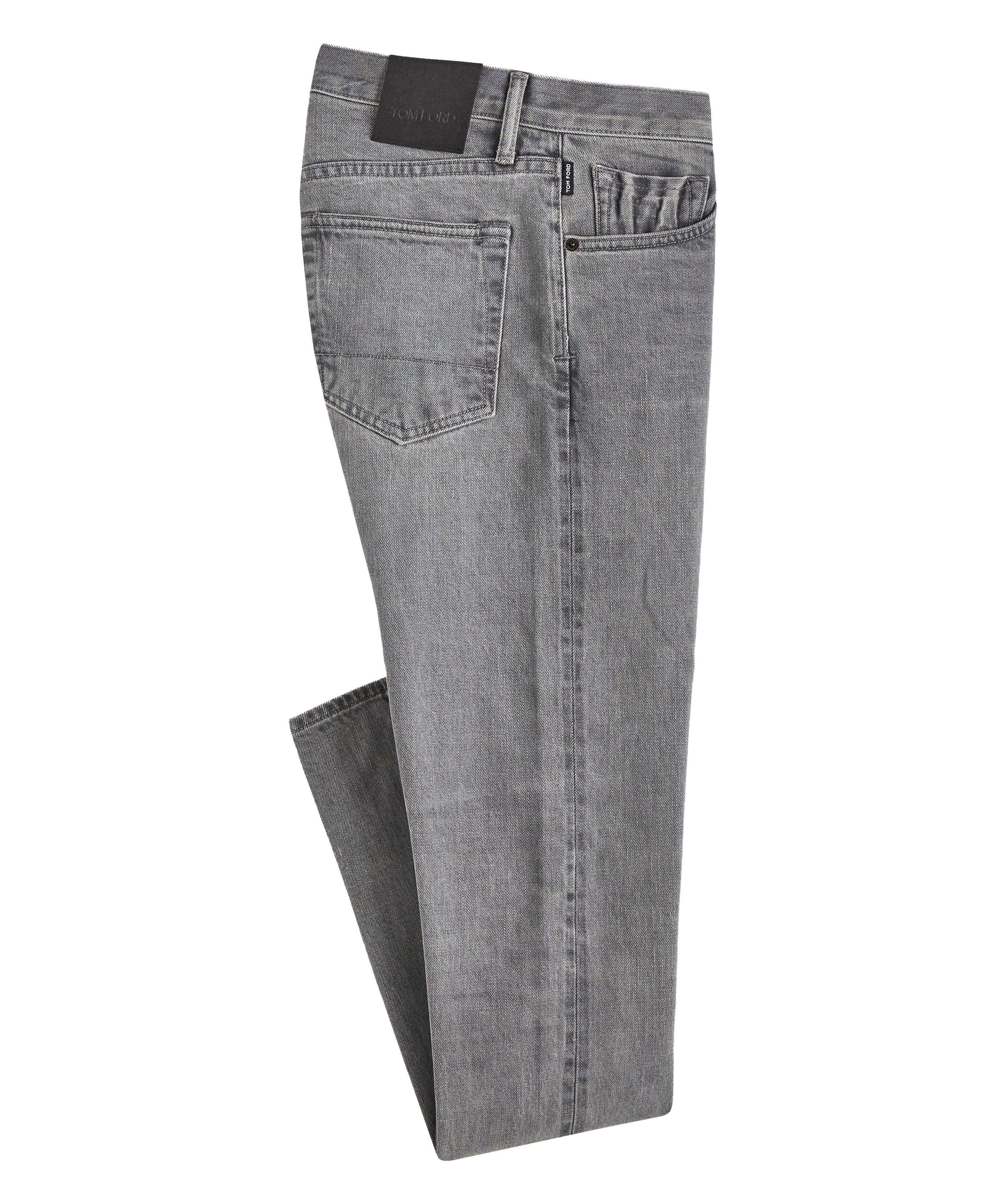 Slim-Fit Stretch Cotton Jeans image 0