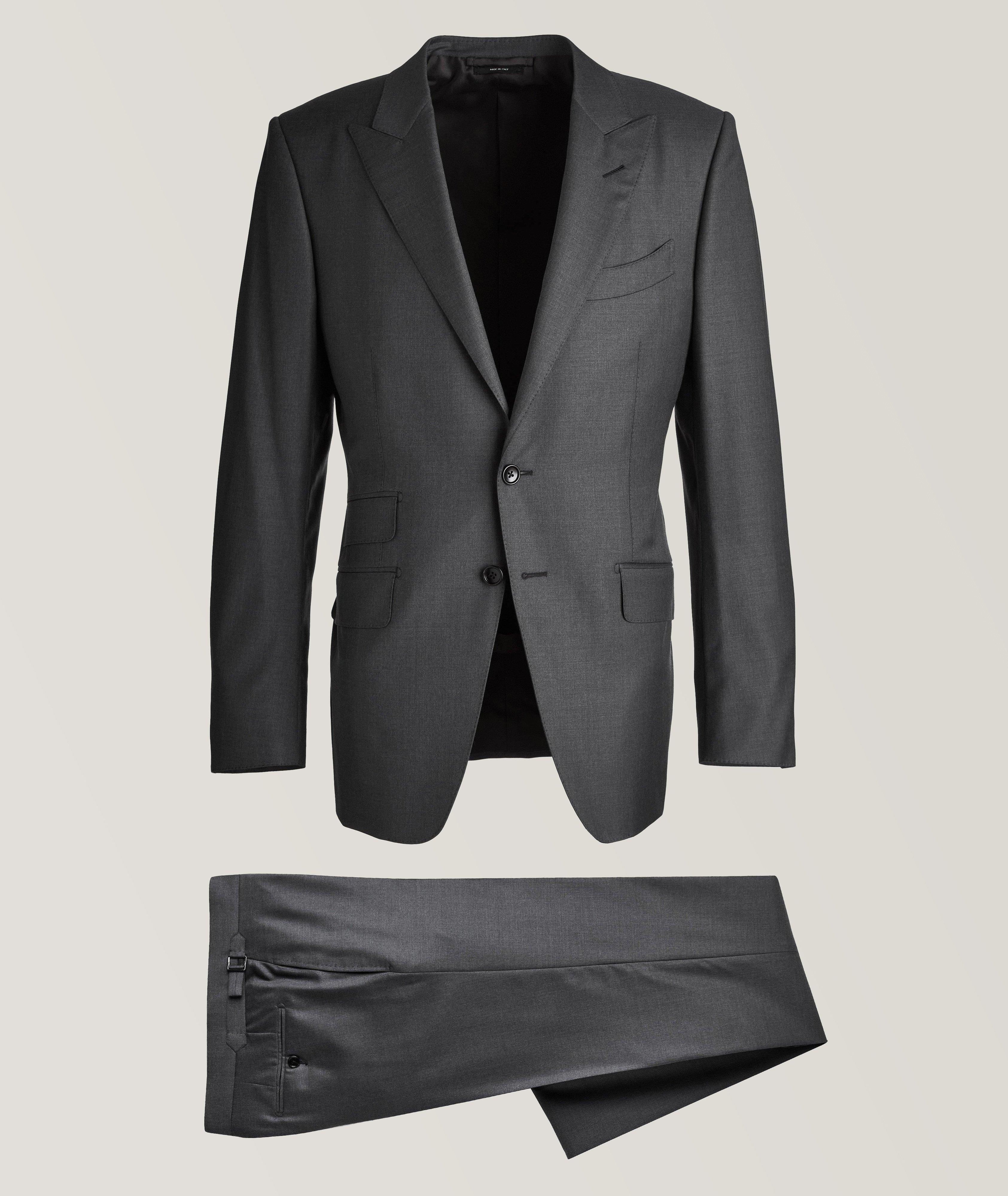 Statement Men's 3 Piece 100% Wool Cashmere Suit - Sleek