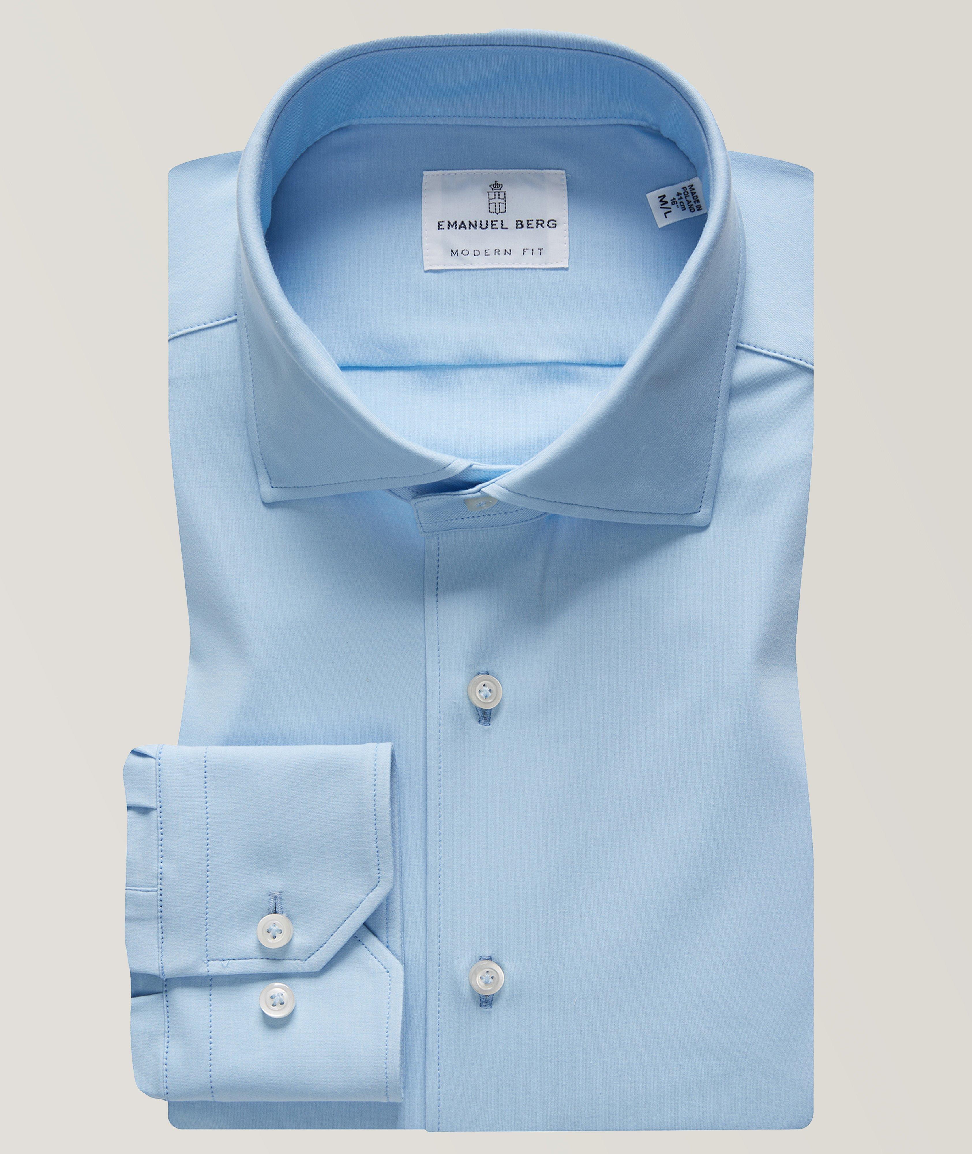 Emanuel Berg Chemise Byron en coton extensible 4Flex