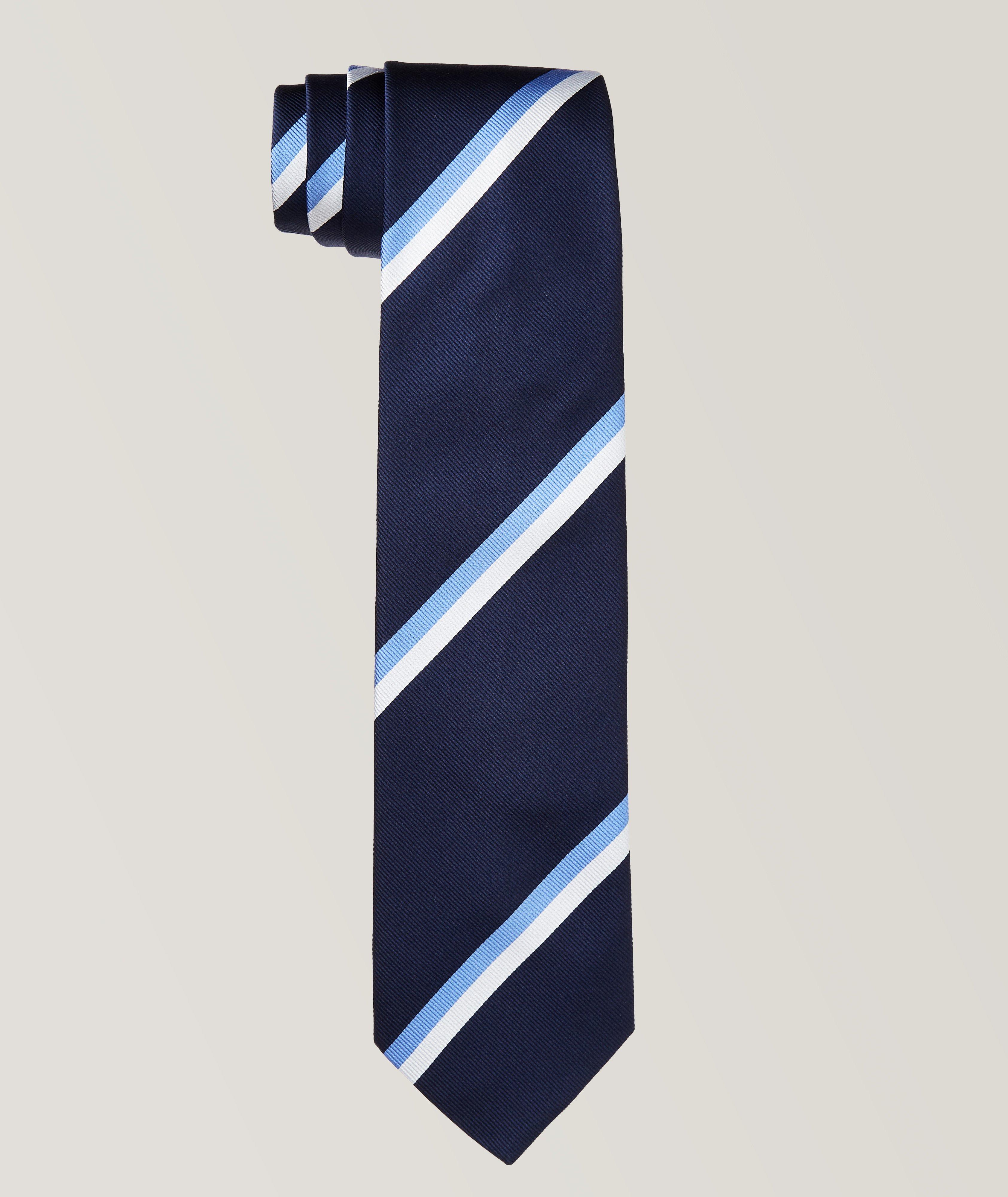 Stripe Cashmere Tie image 0