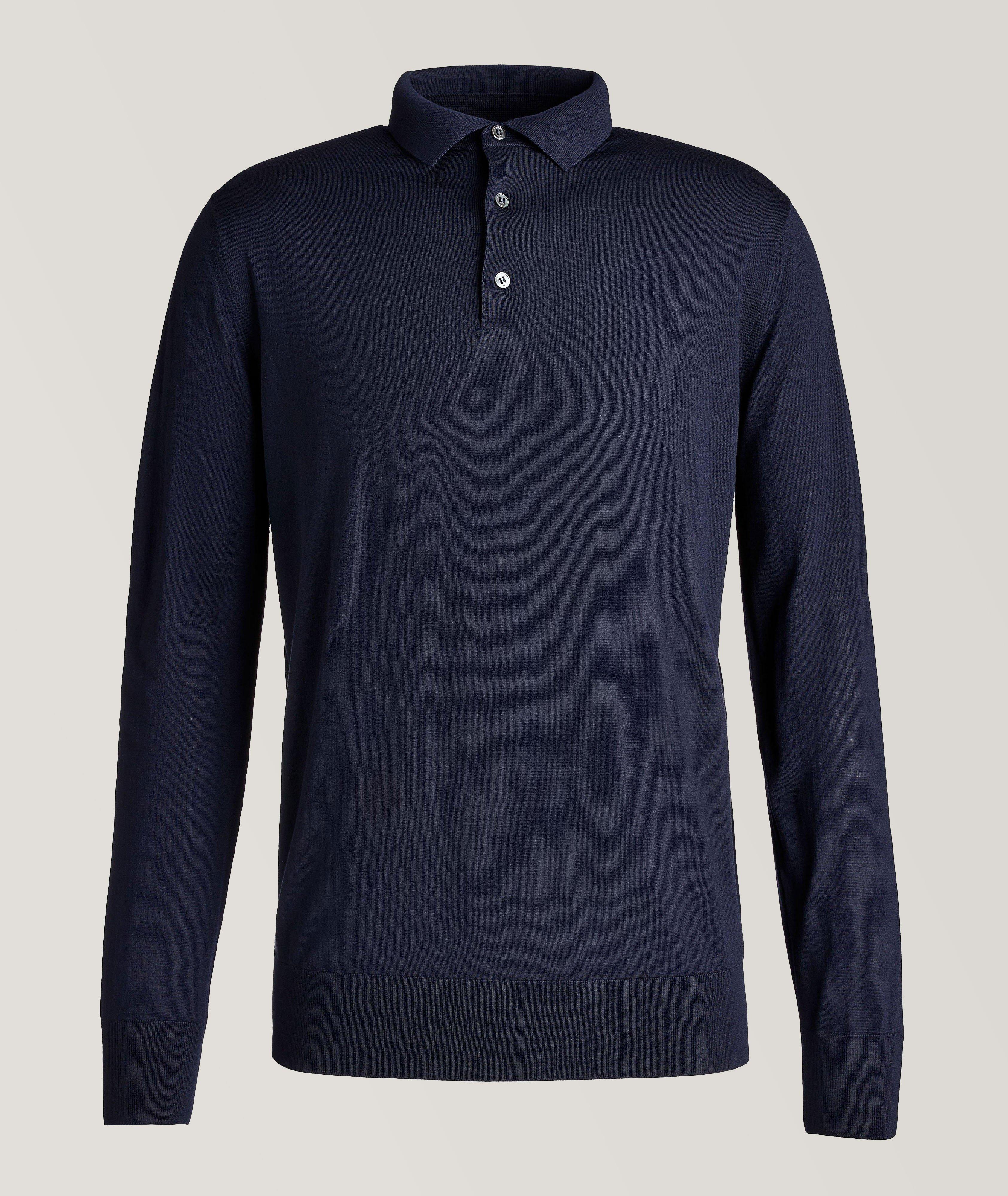 Long-Sleeve Wish Wool Polo image 0