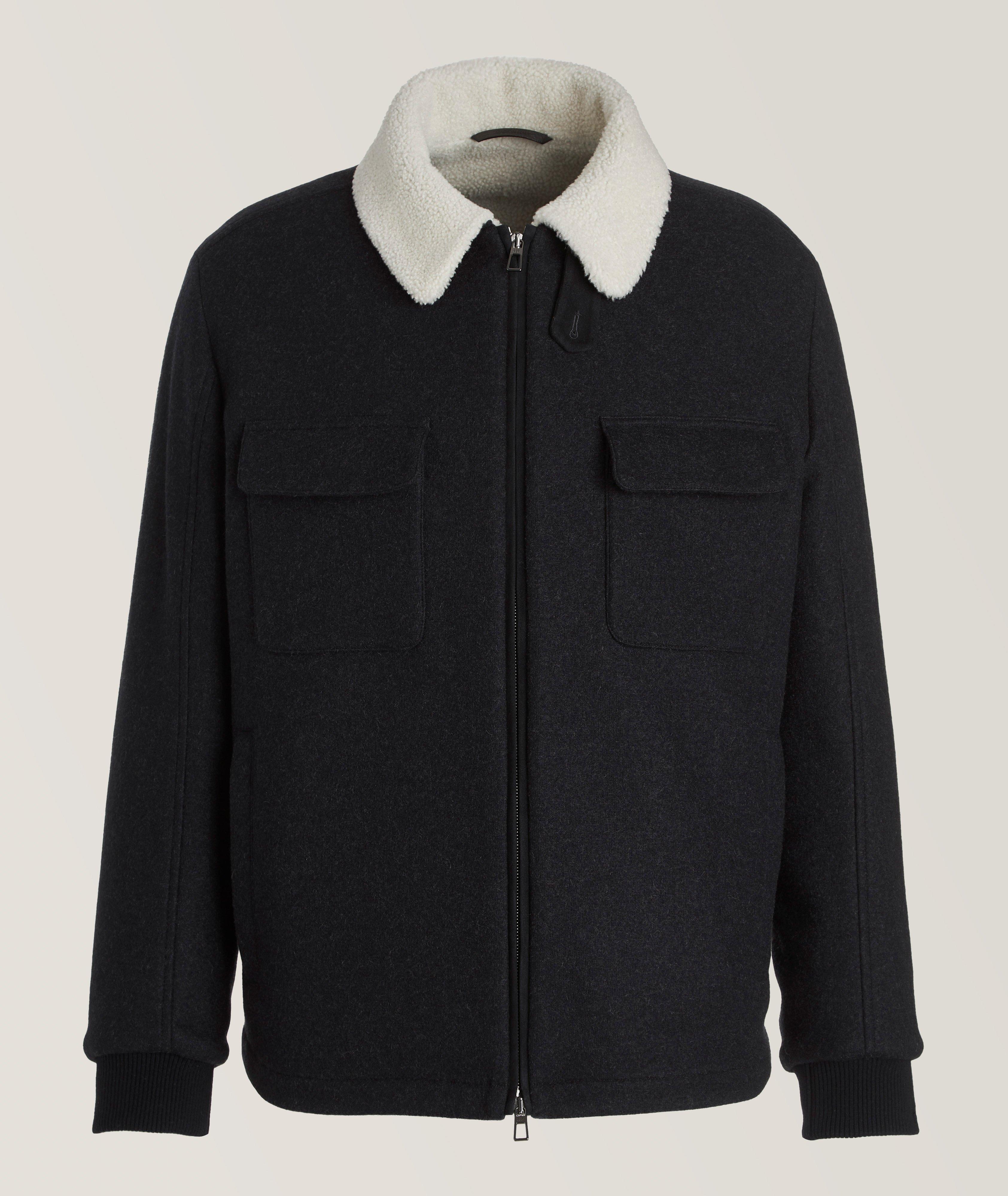 Cashmere Shearling Sweater Overcoat image 0