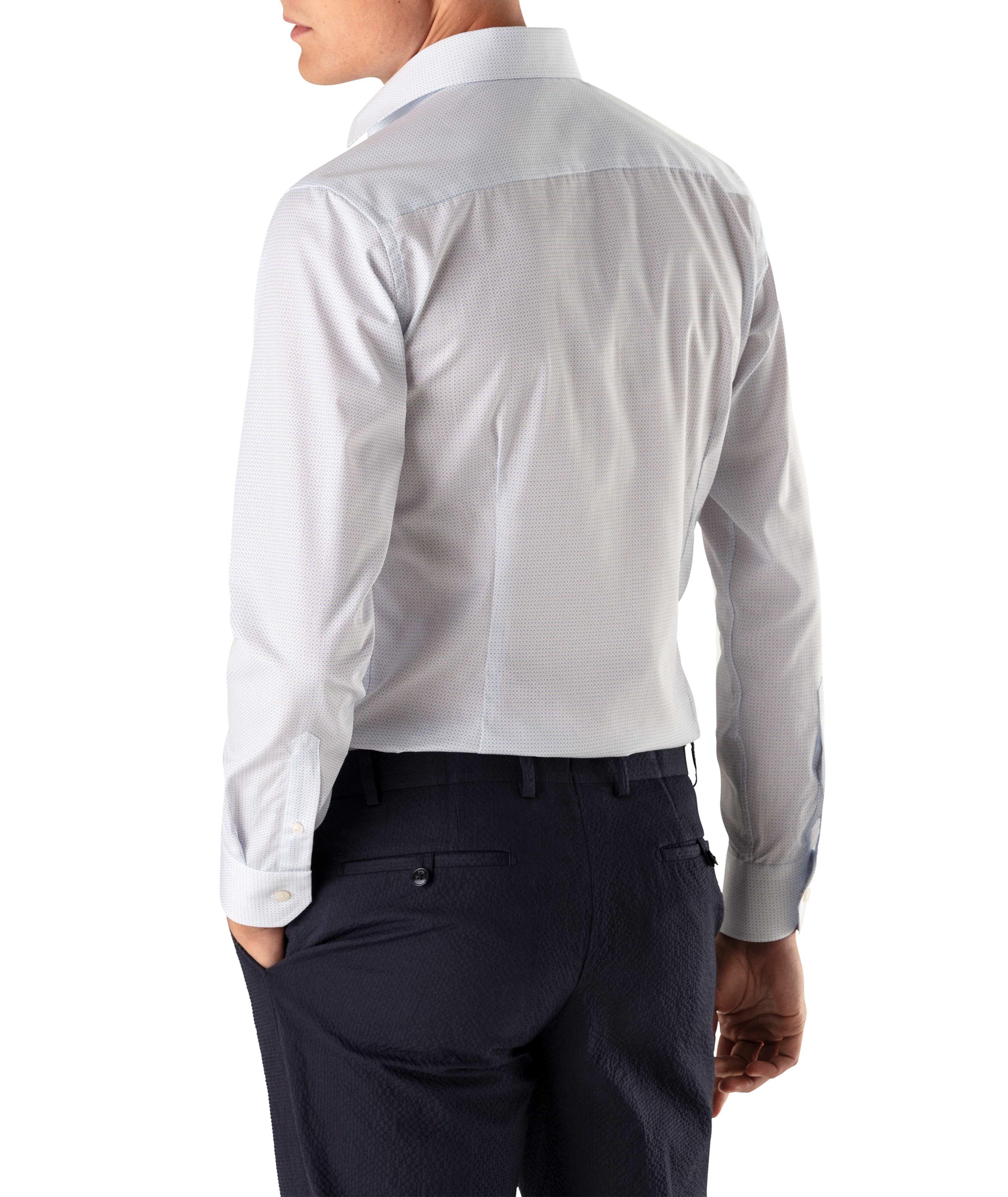 Slim-Fit Micro Poplin Dress Shirt image 2