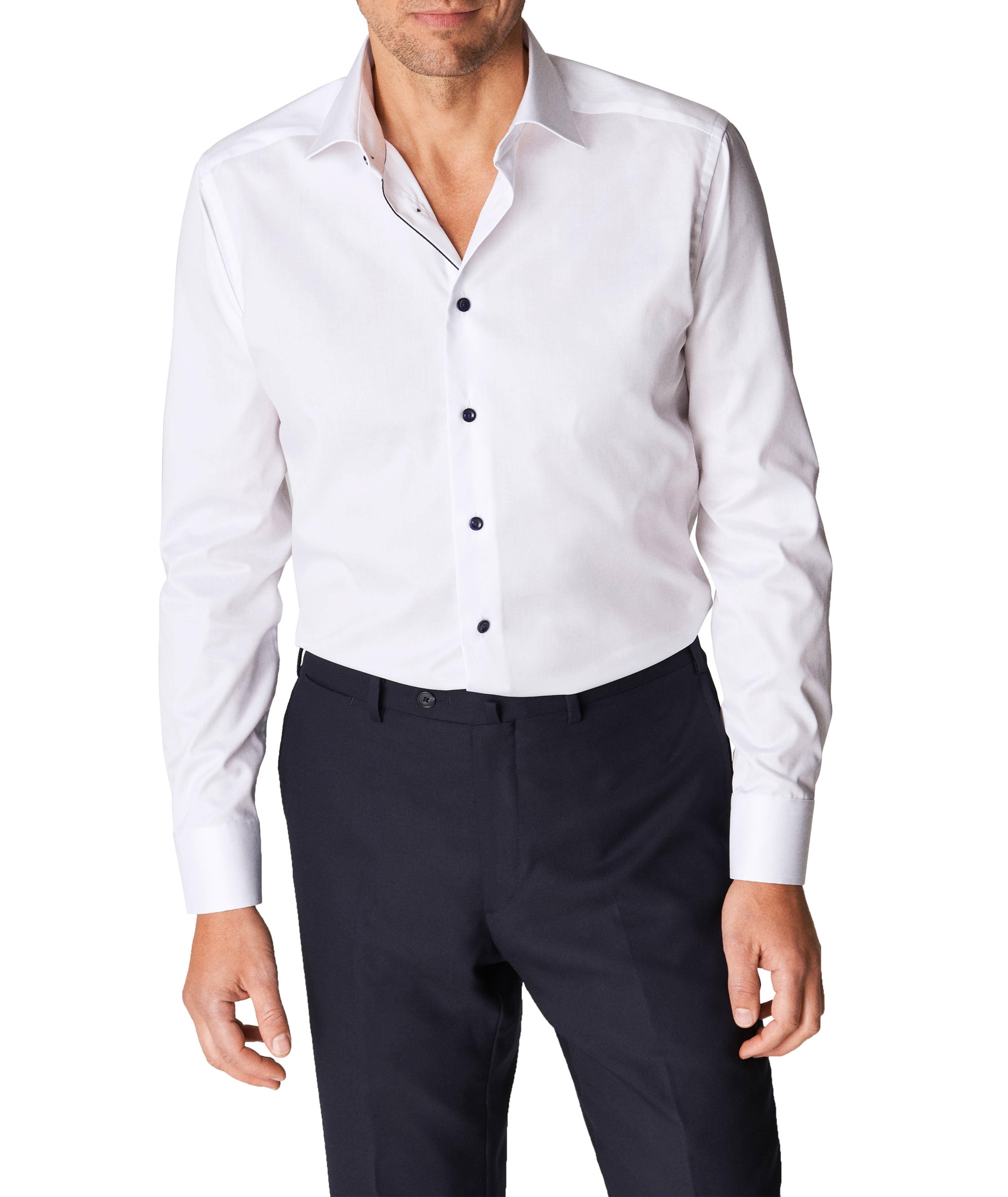 Chemise en twill de coton de coupe amincie image 1