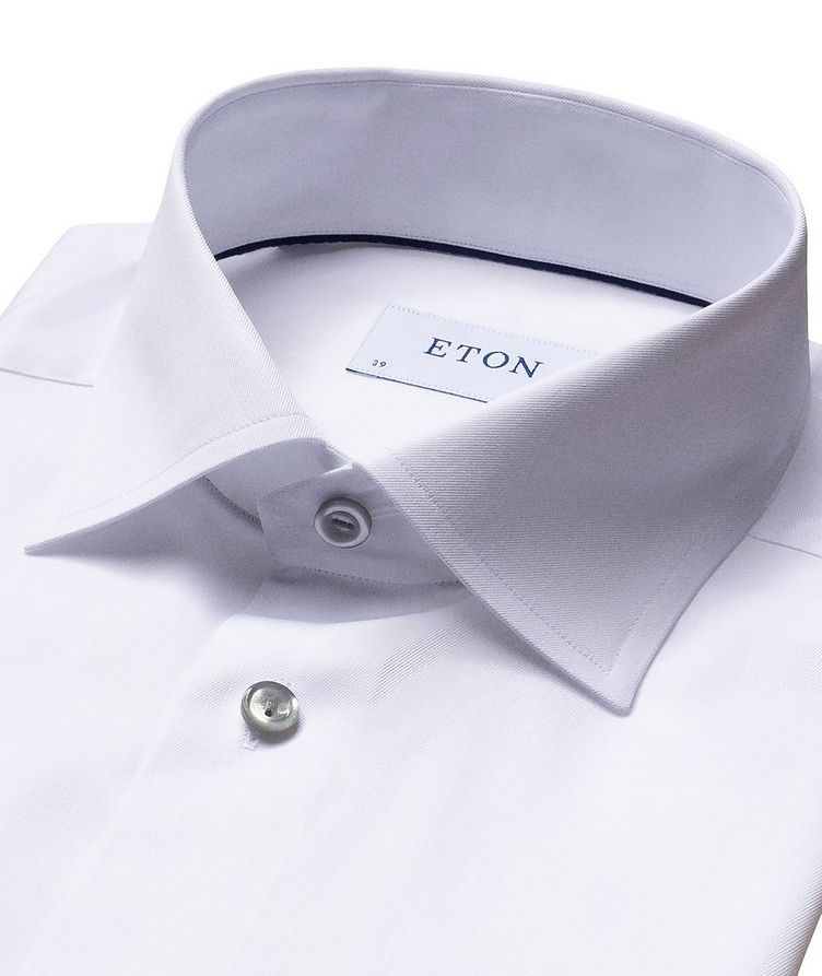 Slim-Fit Cotton Twill Dress Shirt image 4